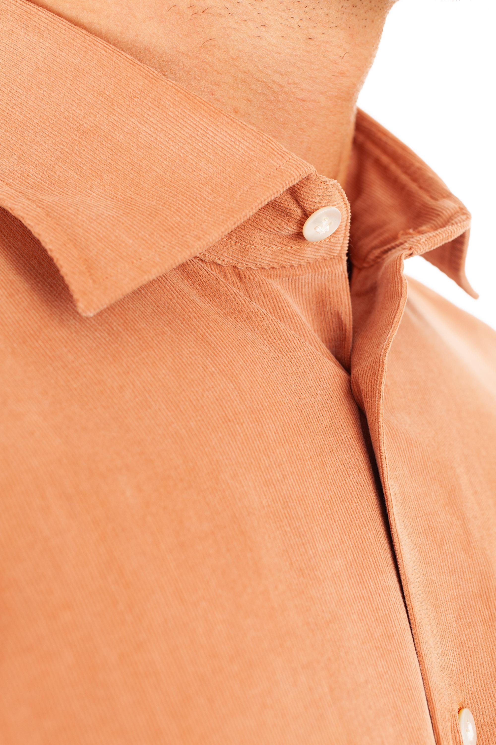 Borriello Camicia sartoriale in velluto 2000 righe 17025 4