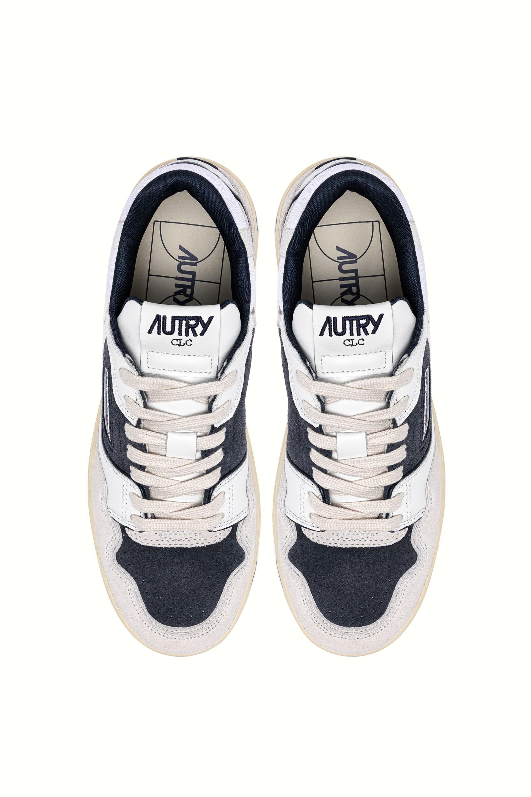 Sneaker CLC con dettagli blu ROLM EE01 WHT/SPACE Autry