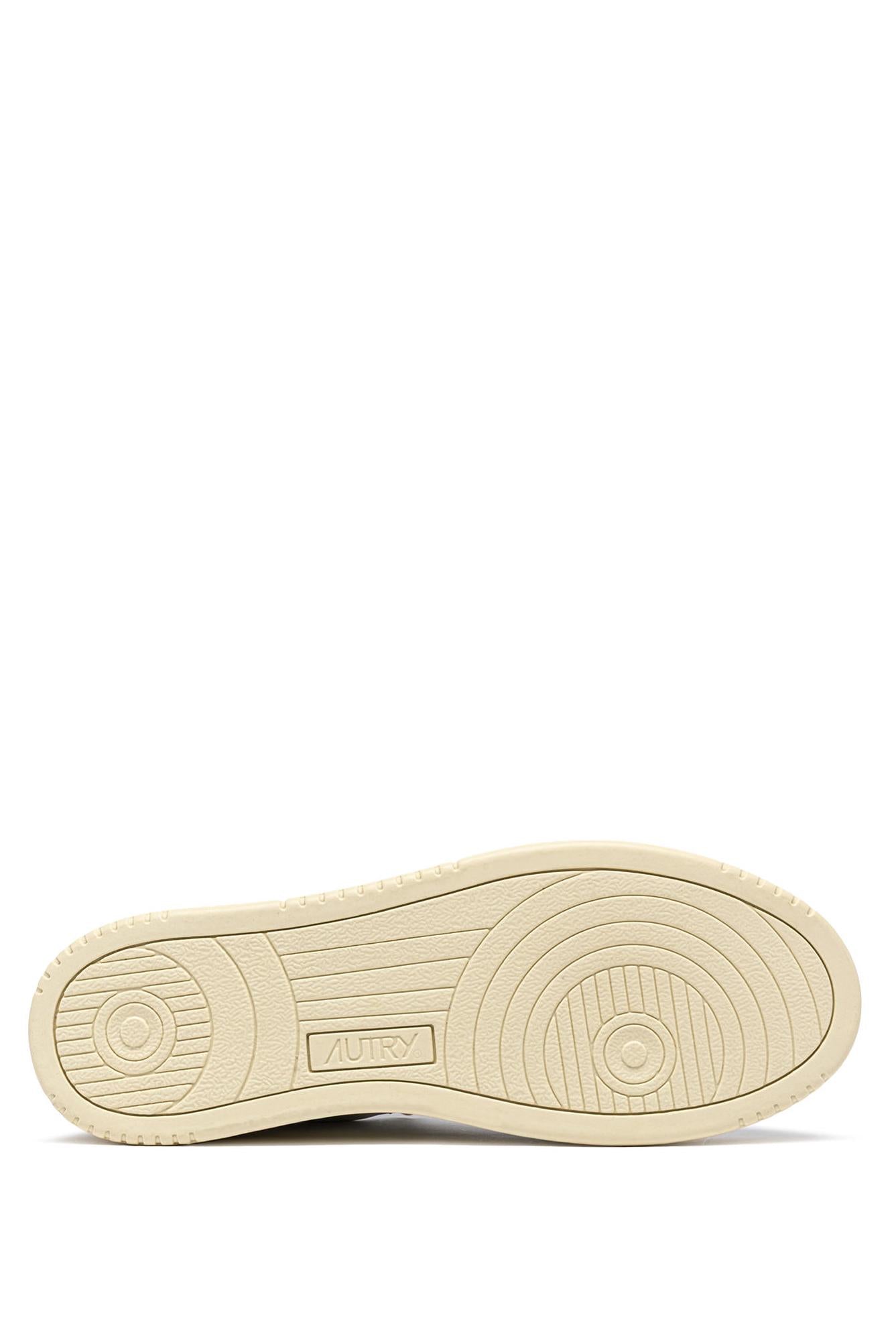 Autry Sneaker Medalist in pelle talloncino rosso AULM TB03 WHT/SORAN