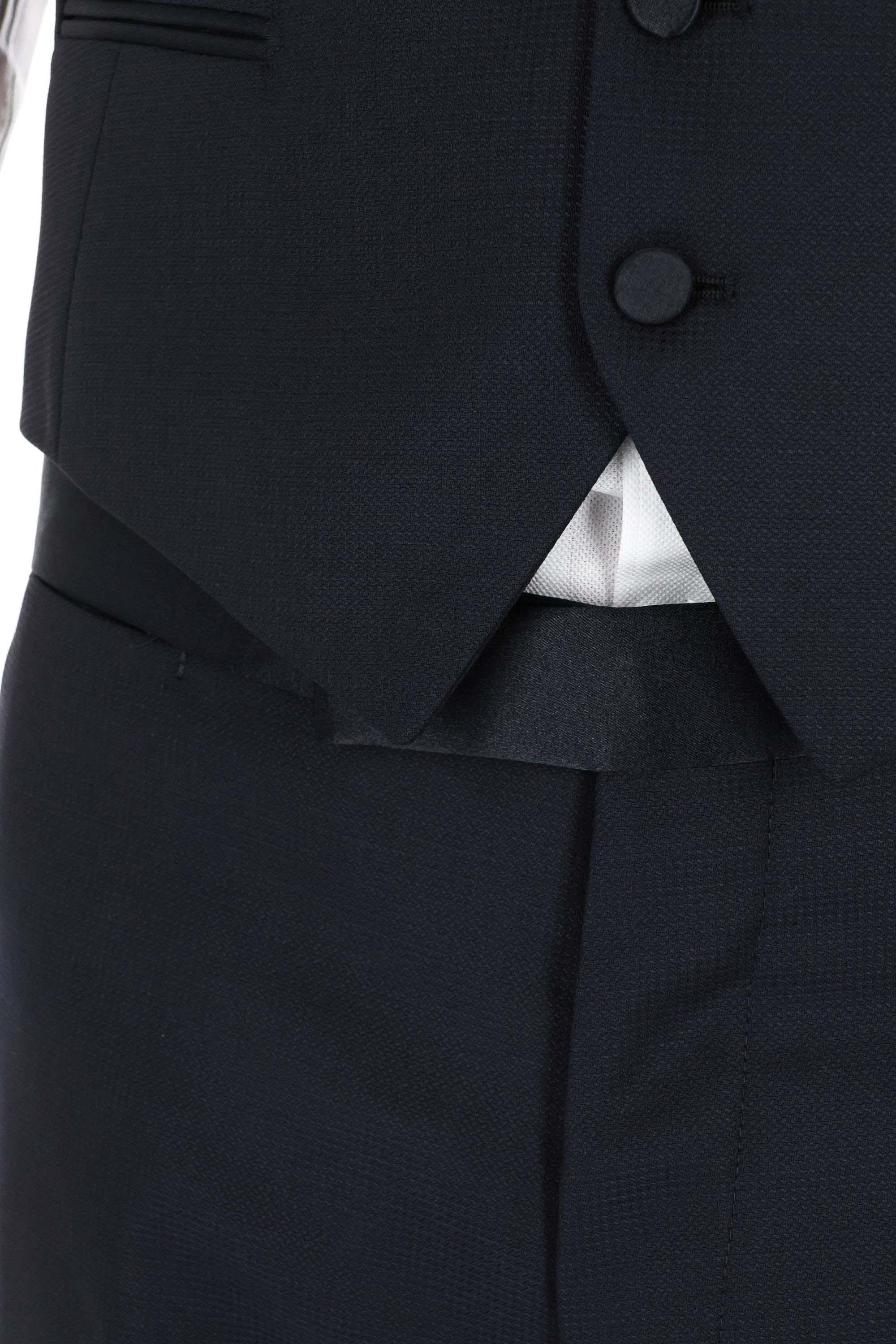 Abito smoking con gilet in lana-seta linea Bruce EFBR15A01-550017 B5080 Tagliatore