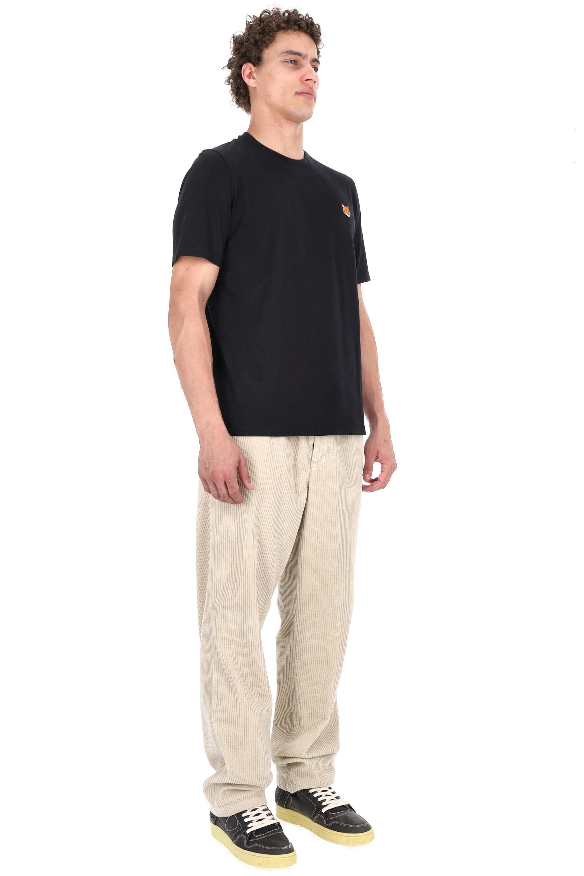 Maison Kitsuné T-shirt fox in cotone regular fit PM00107KJ7026 P199