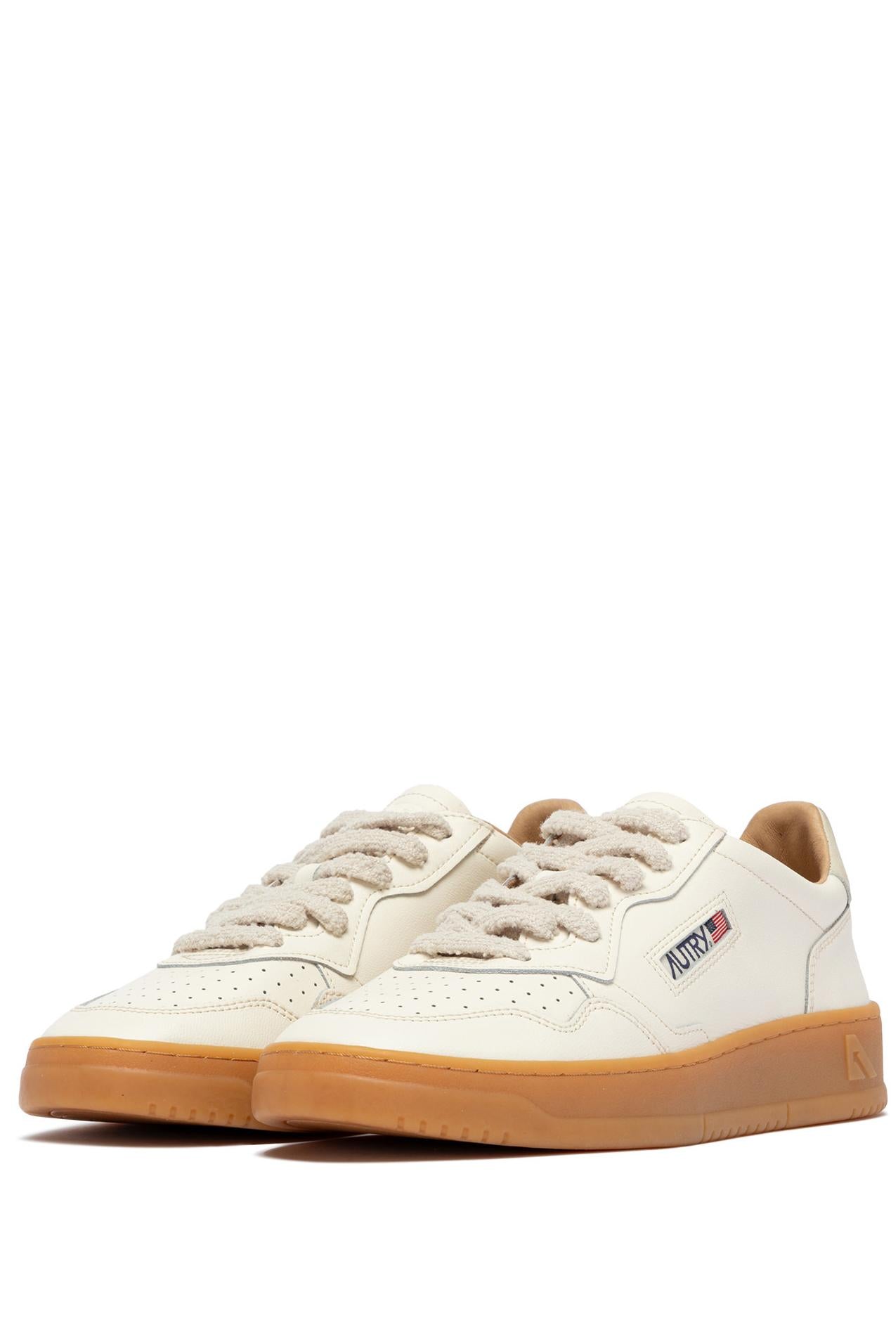 Autry Sneaker Medalist in soft leather AULM BD01 MRSH/MRSH