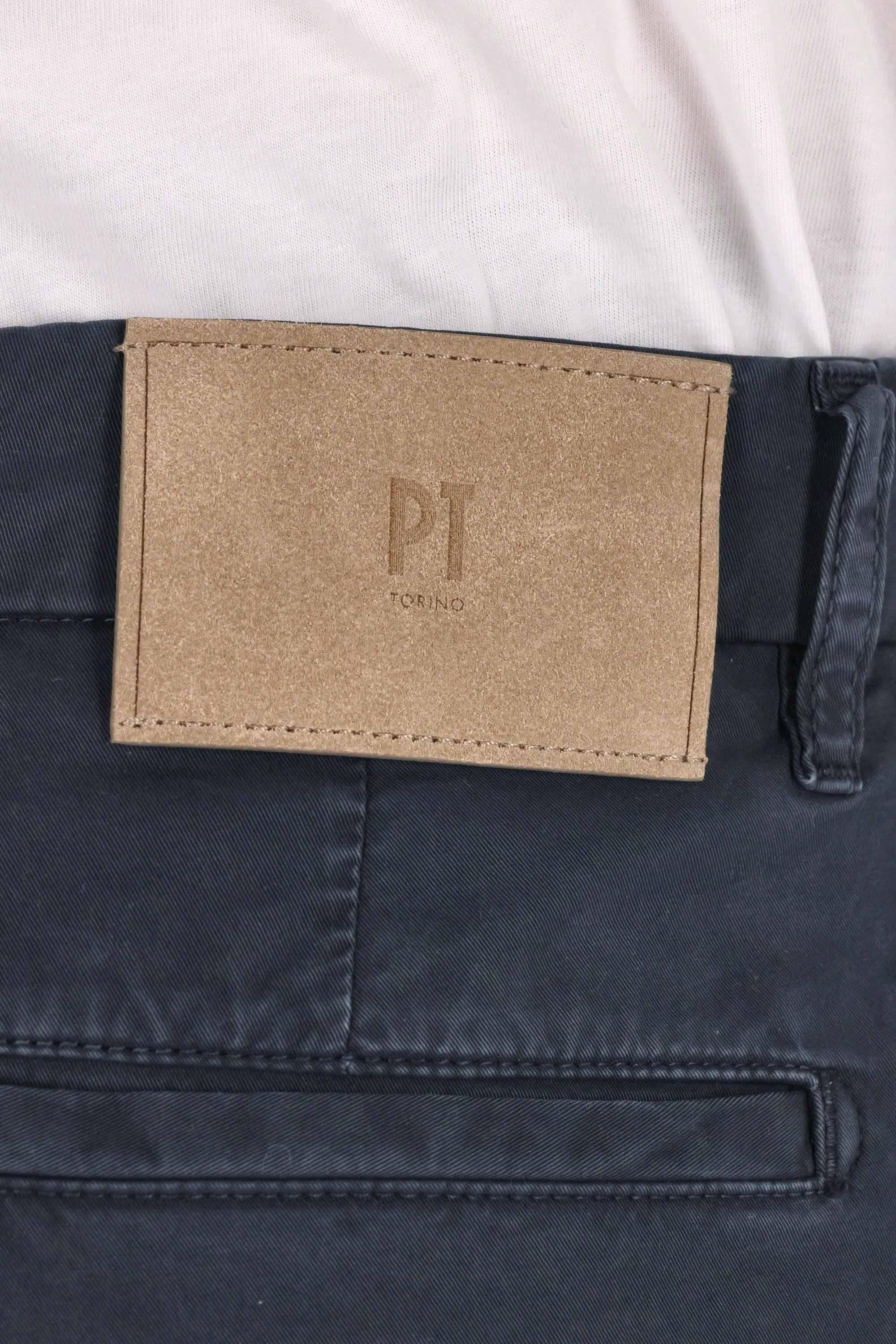 Pantalone in rasatello di cotone C5-DP01Z0 TU78T0/3 Y370 PT Denim