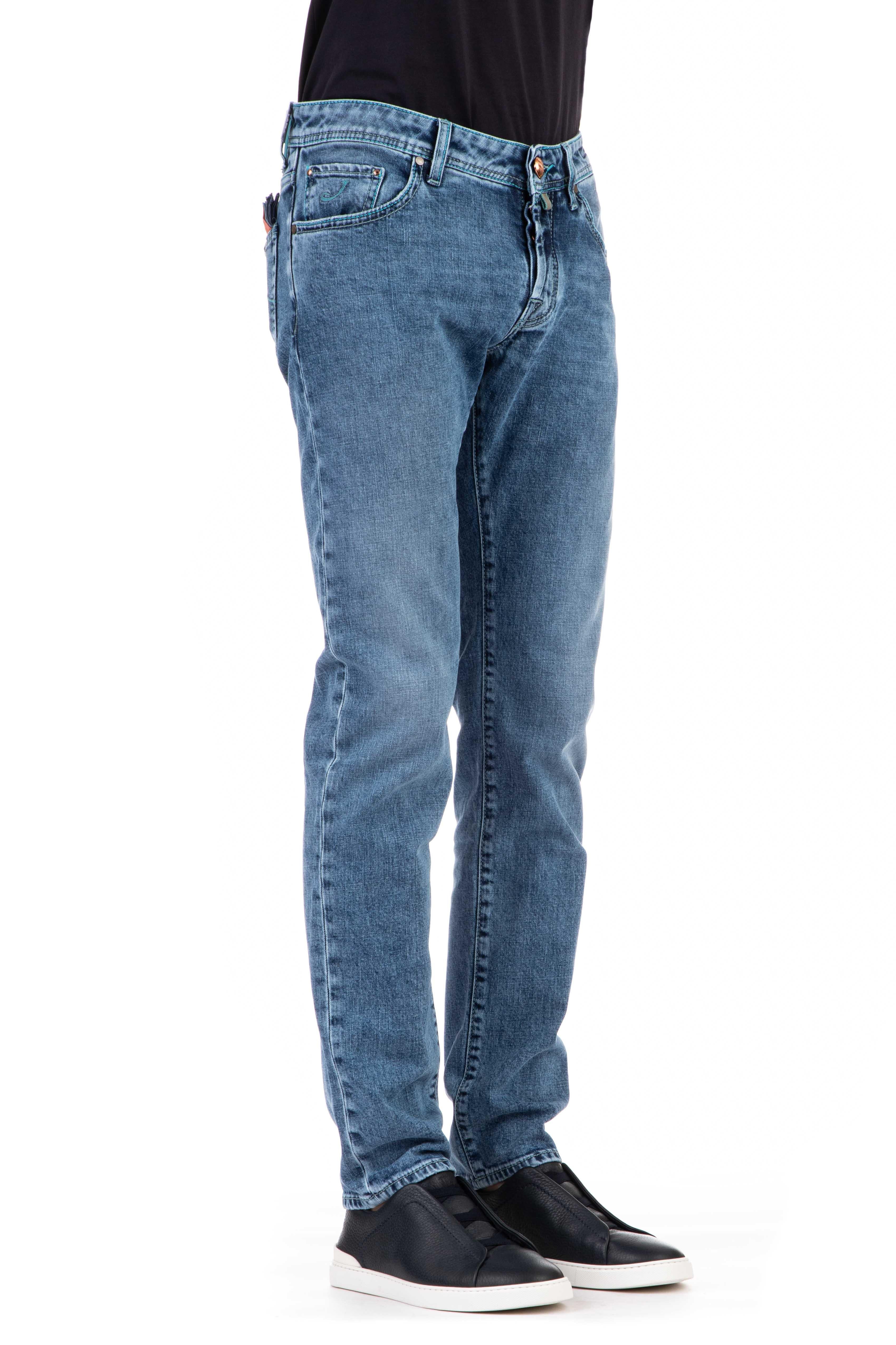 Jacob Cohen Jeansspecialedition con etichetta ricamata nick slimfit M07-32S-3736-NICKSLIM 435D