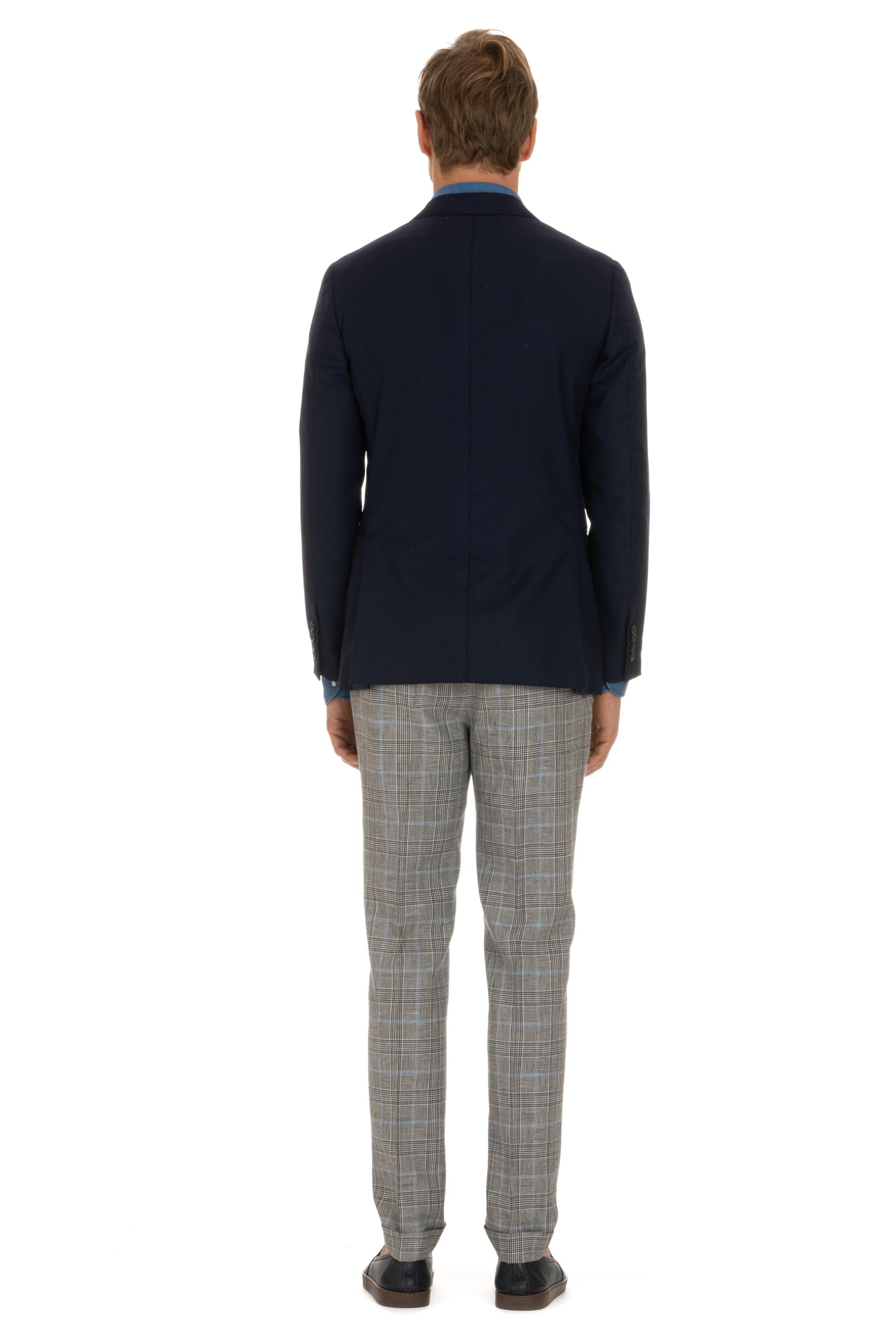 Giacca sartoriale in hopsack di lana mod. LQ Parma LQ1GM211F 290227 0120 Caruso