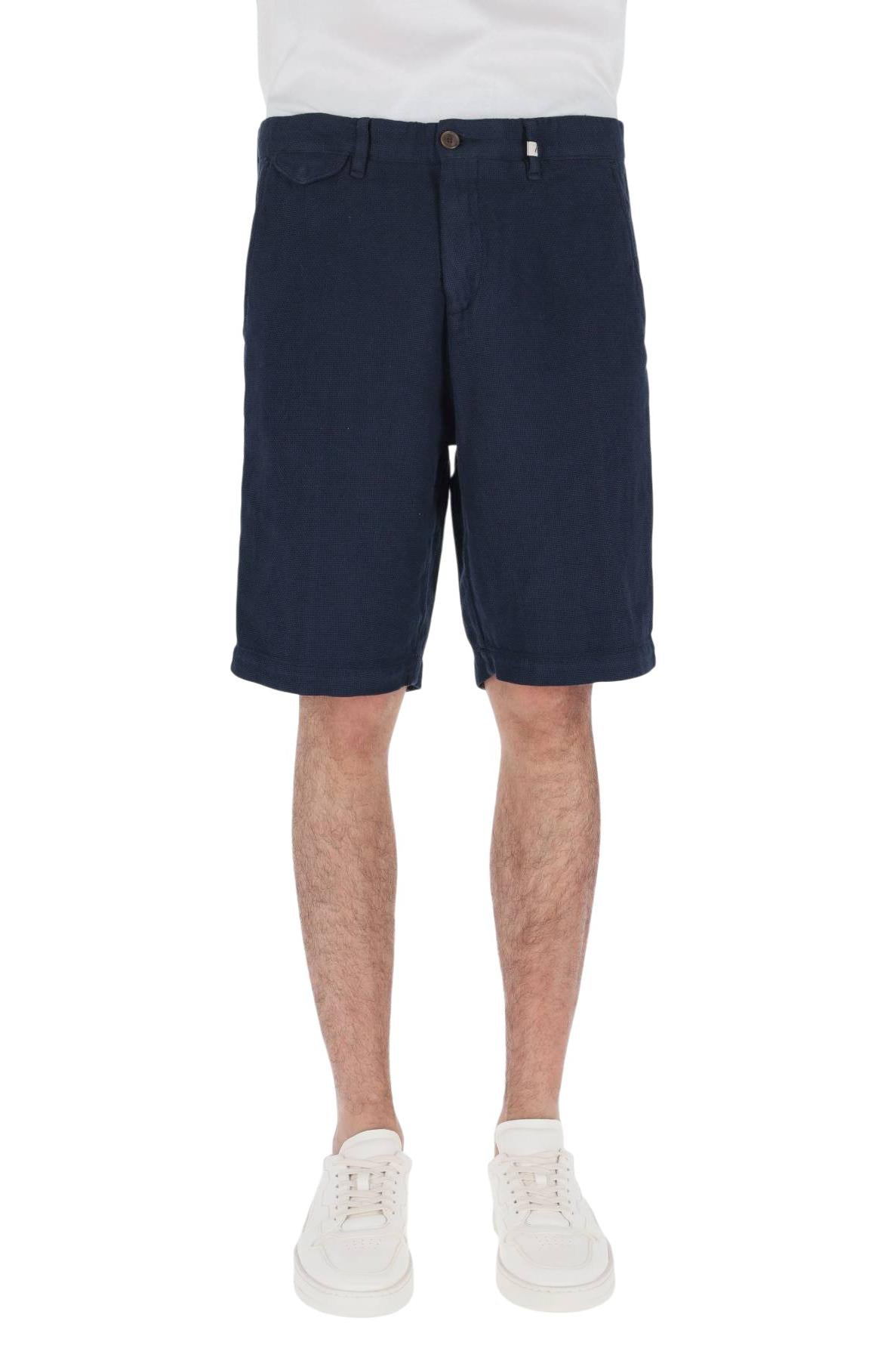 Myths Bermuda tramato in cotone e lino 26M74B 87-5 037