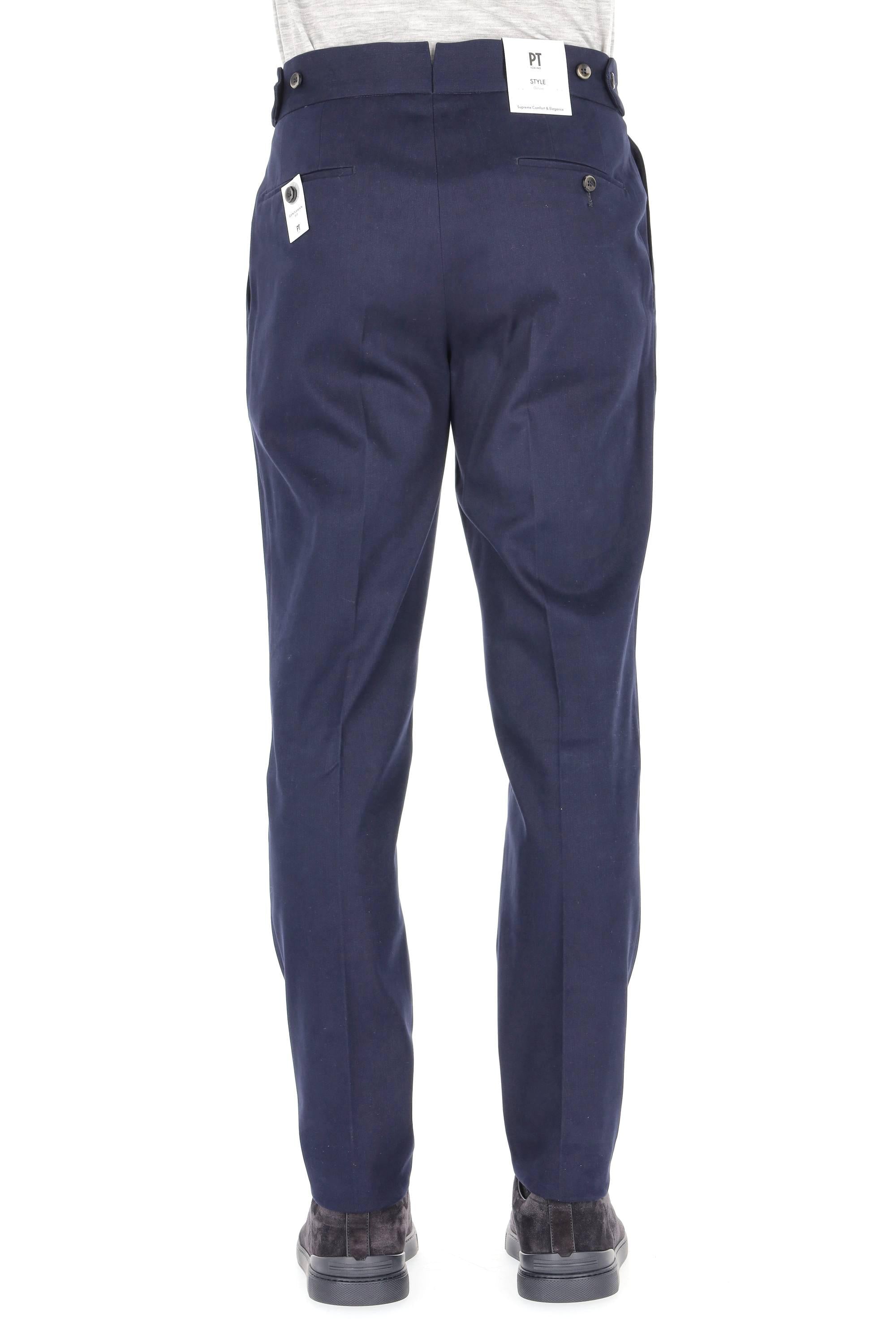 PT Torino Pantalone in cotone e cashmere sateen Gentleman 2 pences GSK2Z00CL1 MX57 0360