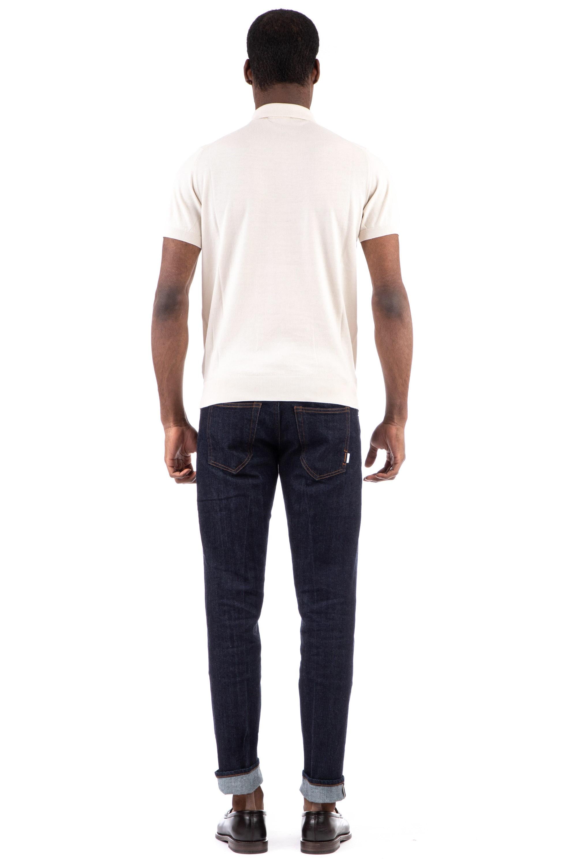 Polo in cotone giza superior MU102FG 0004 Il Setaccio