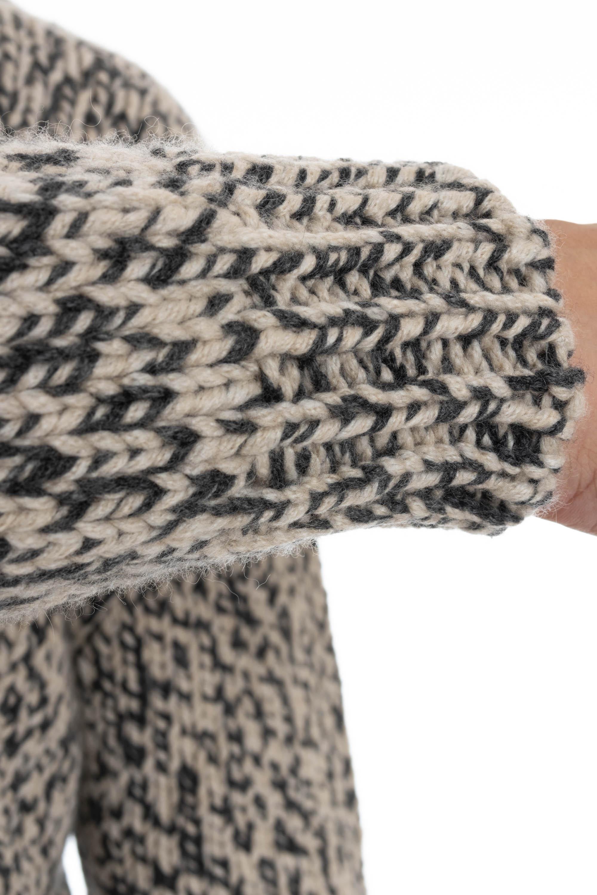 Maglia full zip in cashmere moulinè J76MAGJ44 MAG0J010 02A Eleventy