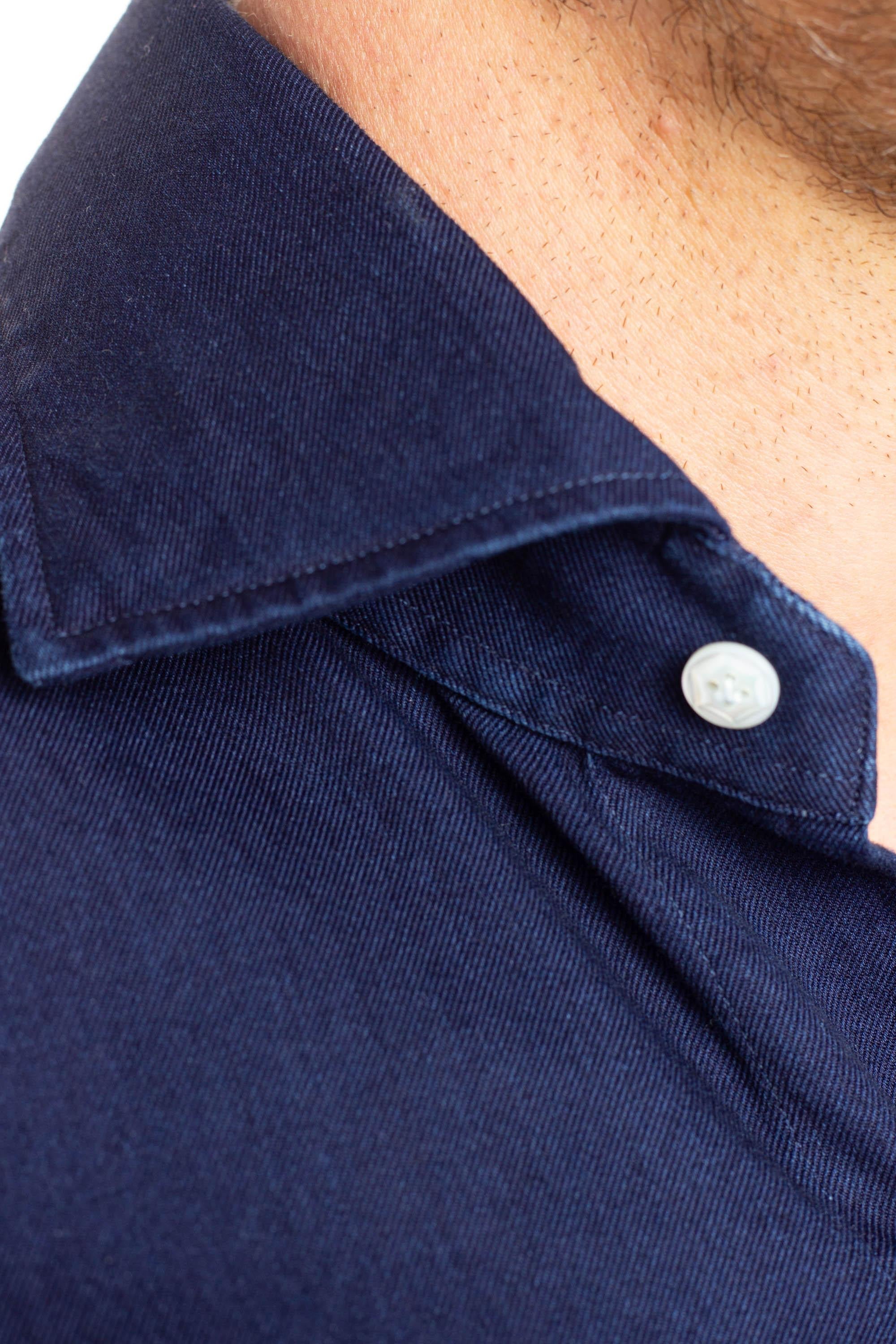 Camicia in denim scuro linea Dandylife LIU13P0140005.U 0001 Barba