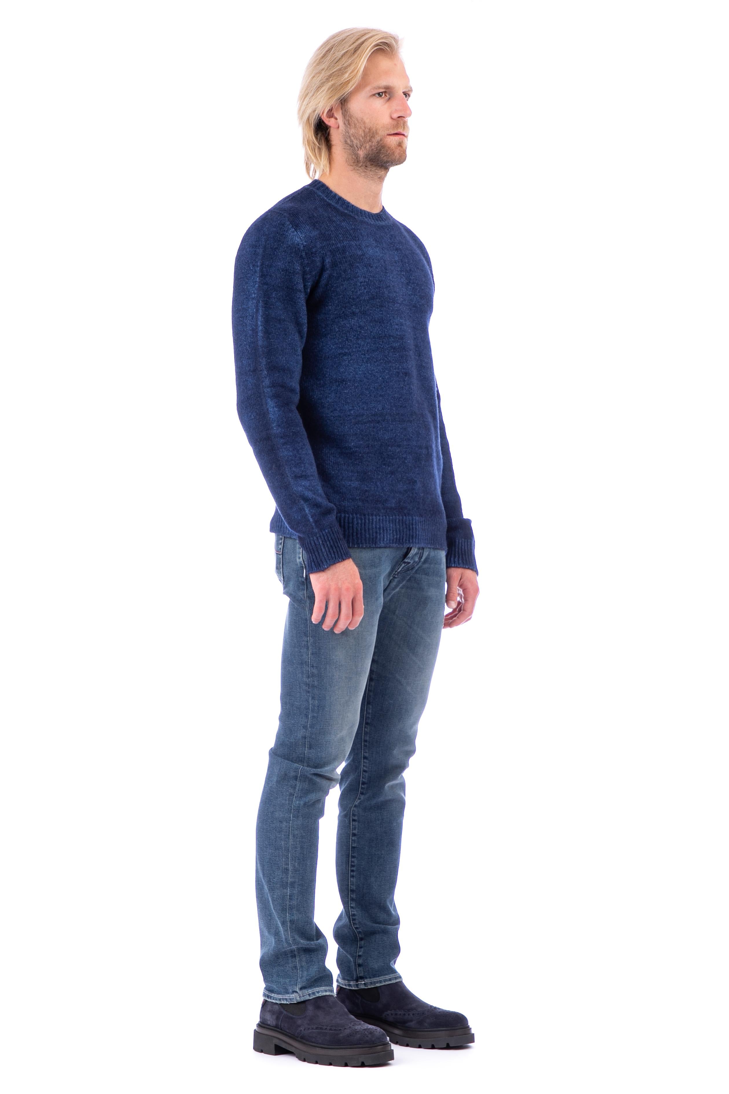 Roberto Collina Maglia girocollo tintura aerografo in lana-cammello RM27001 RM2710