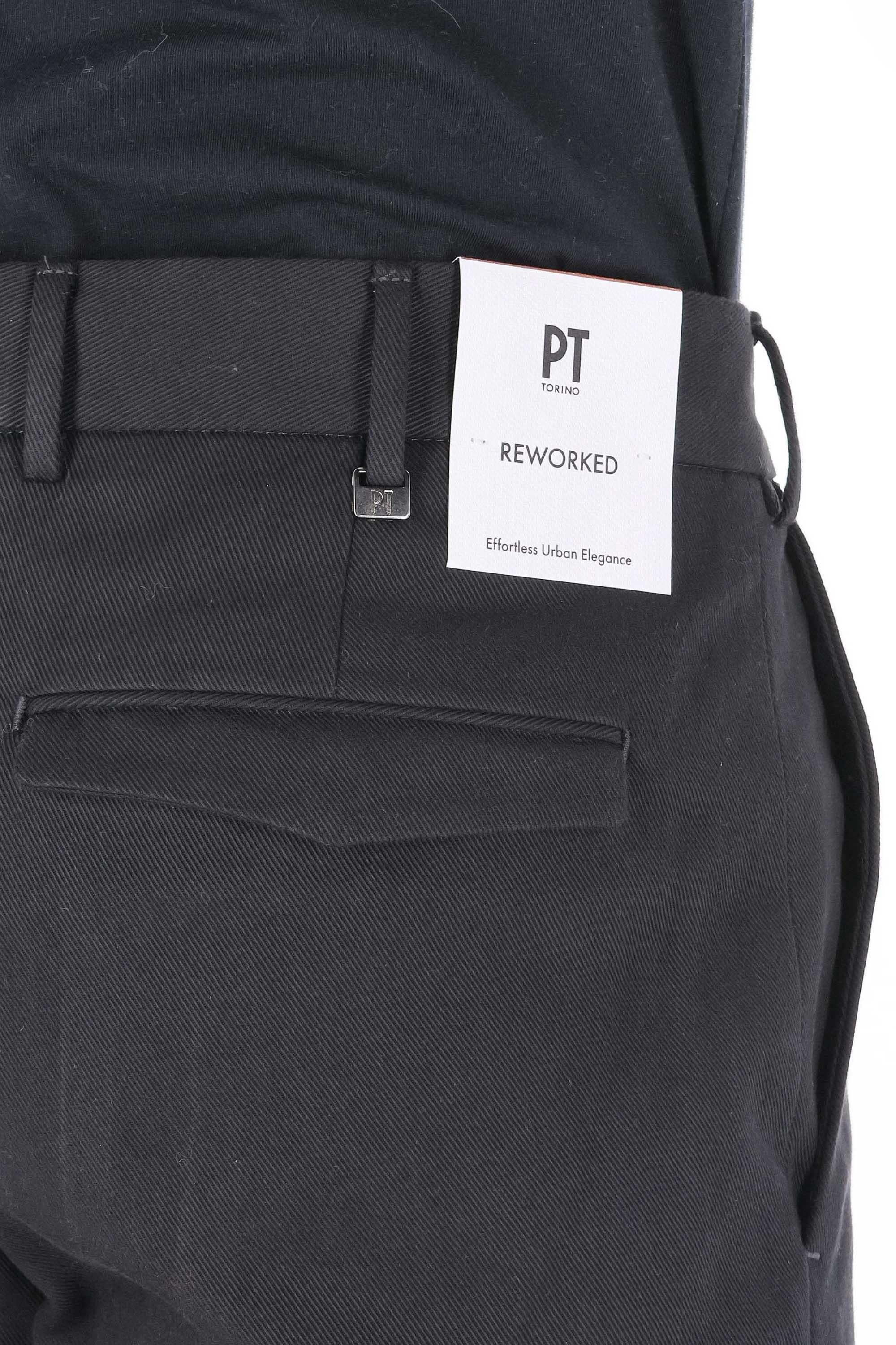 PT Torino Pantalone in puro cotone diagonale deluxe linea Michael ASJDB00REW SD73/2 0990