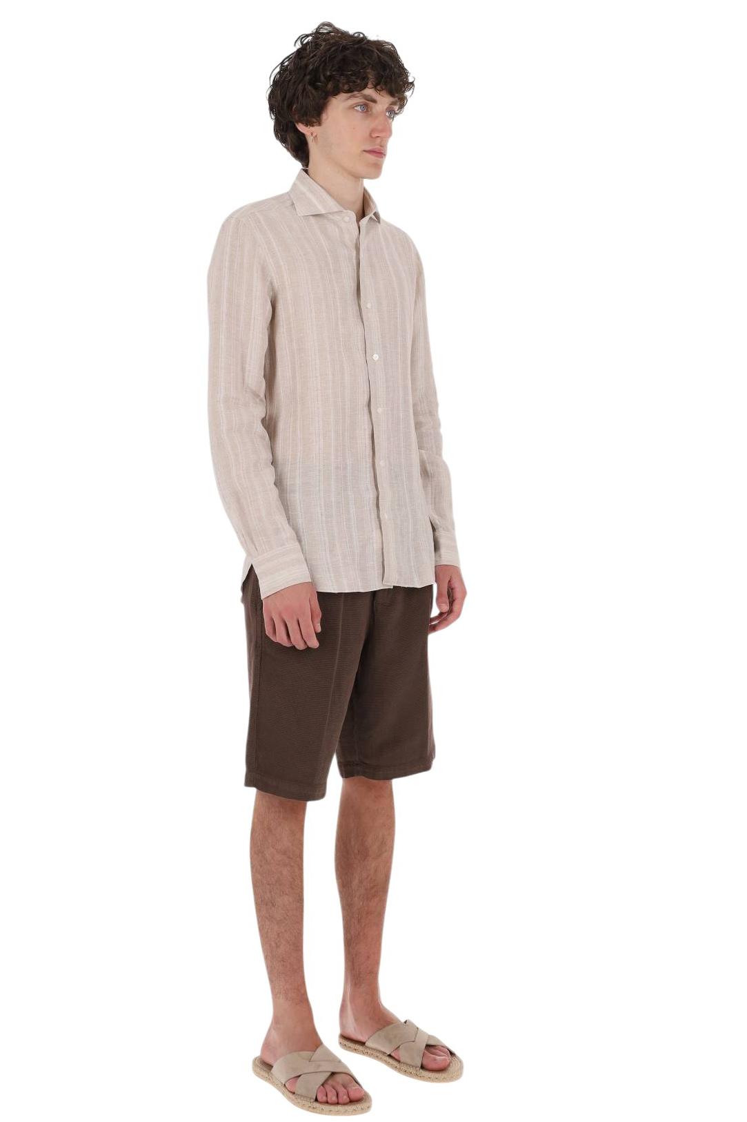 Barba Camicia tramata in lino Dandylilfe LIU13P0154041.R-2 0002