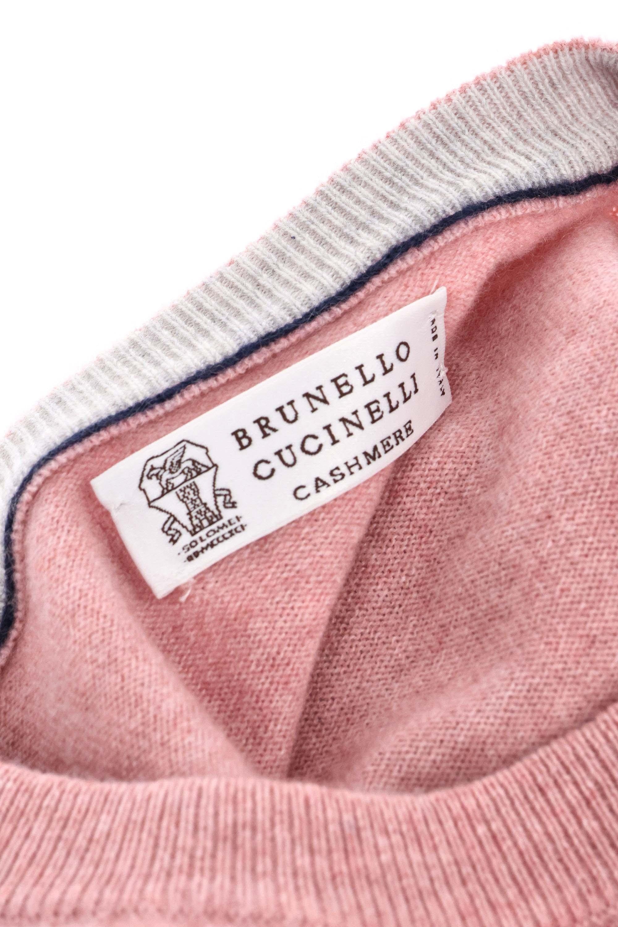 Maglia girocollo in puro cashmere M2200100 CDW78 Brunello Cucinelli