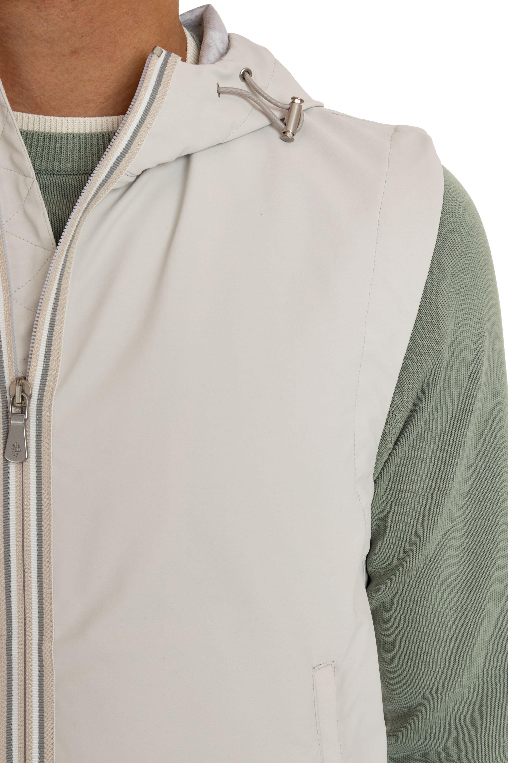 Gilet con cappuccio I75GILI11 TES0I075 02 Eleventy