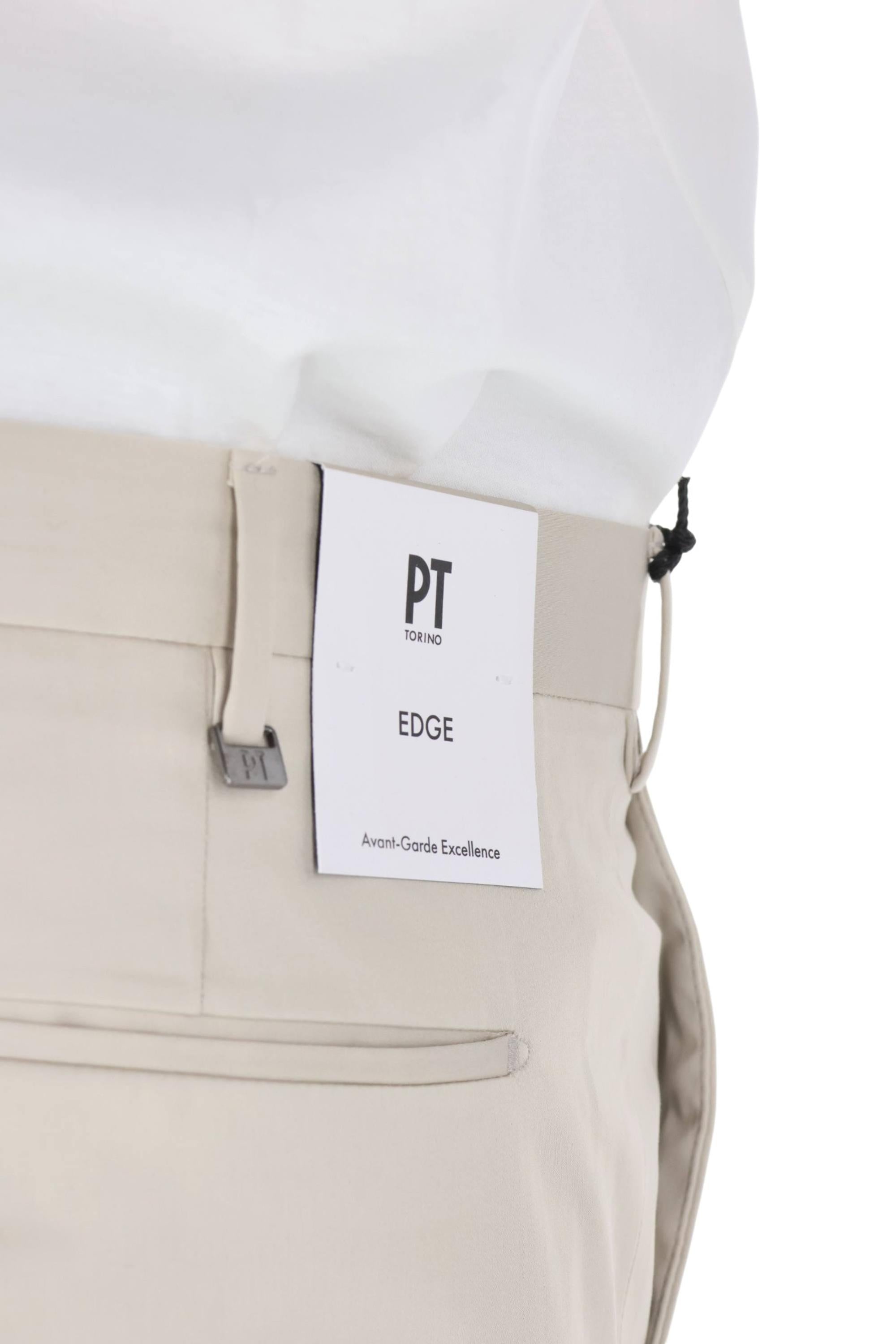 PT Torino Pantalone in cotone luxury stretch satin Dieci fit COASX0Z00FWD NU68 0040