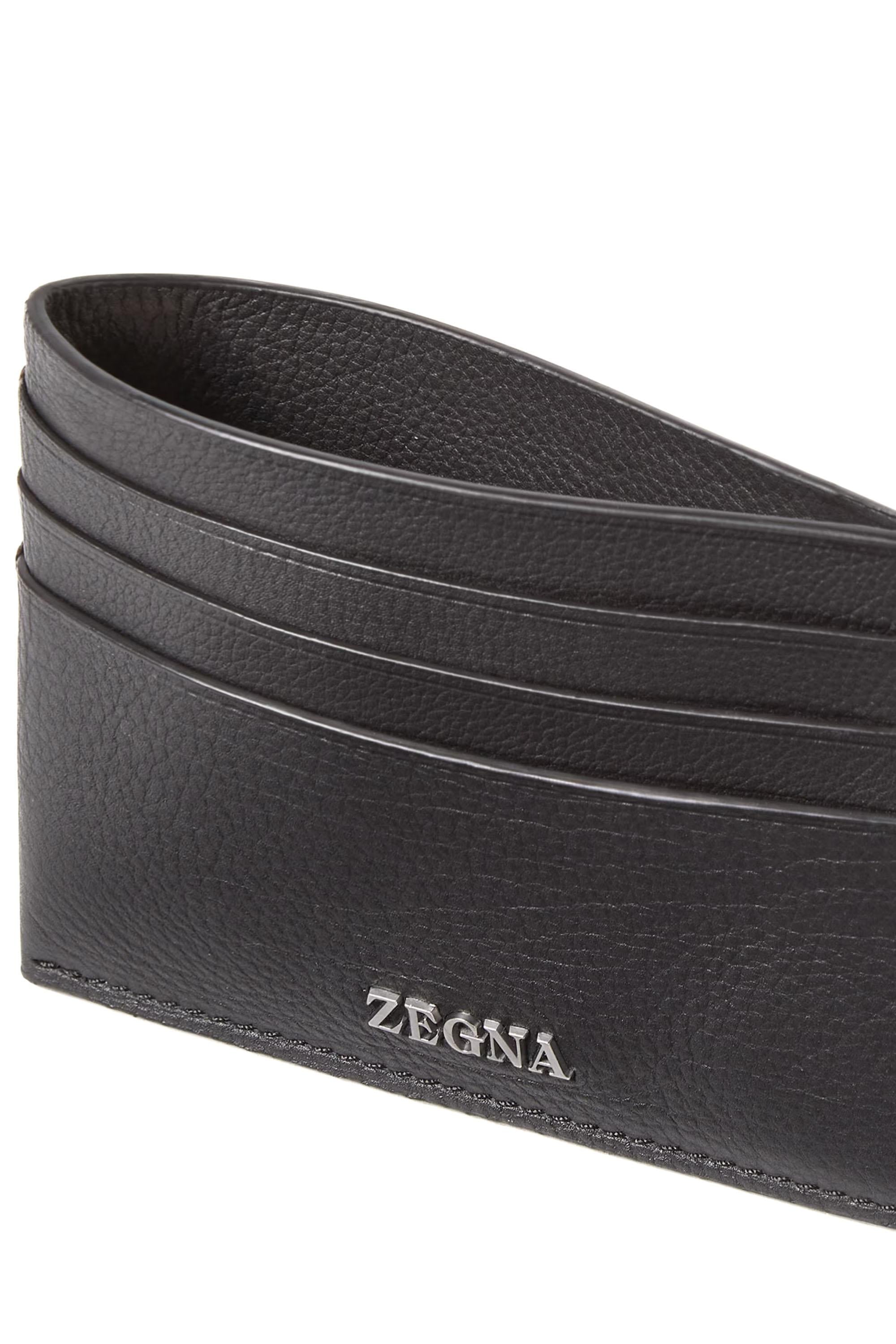 Zegna Portacarte a sei scomparti in pelle second skin LHOTO-E2012Z AMO