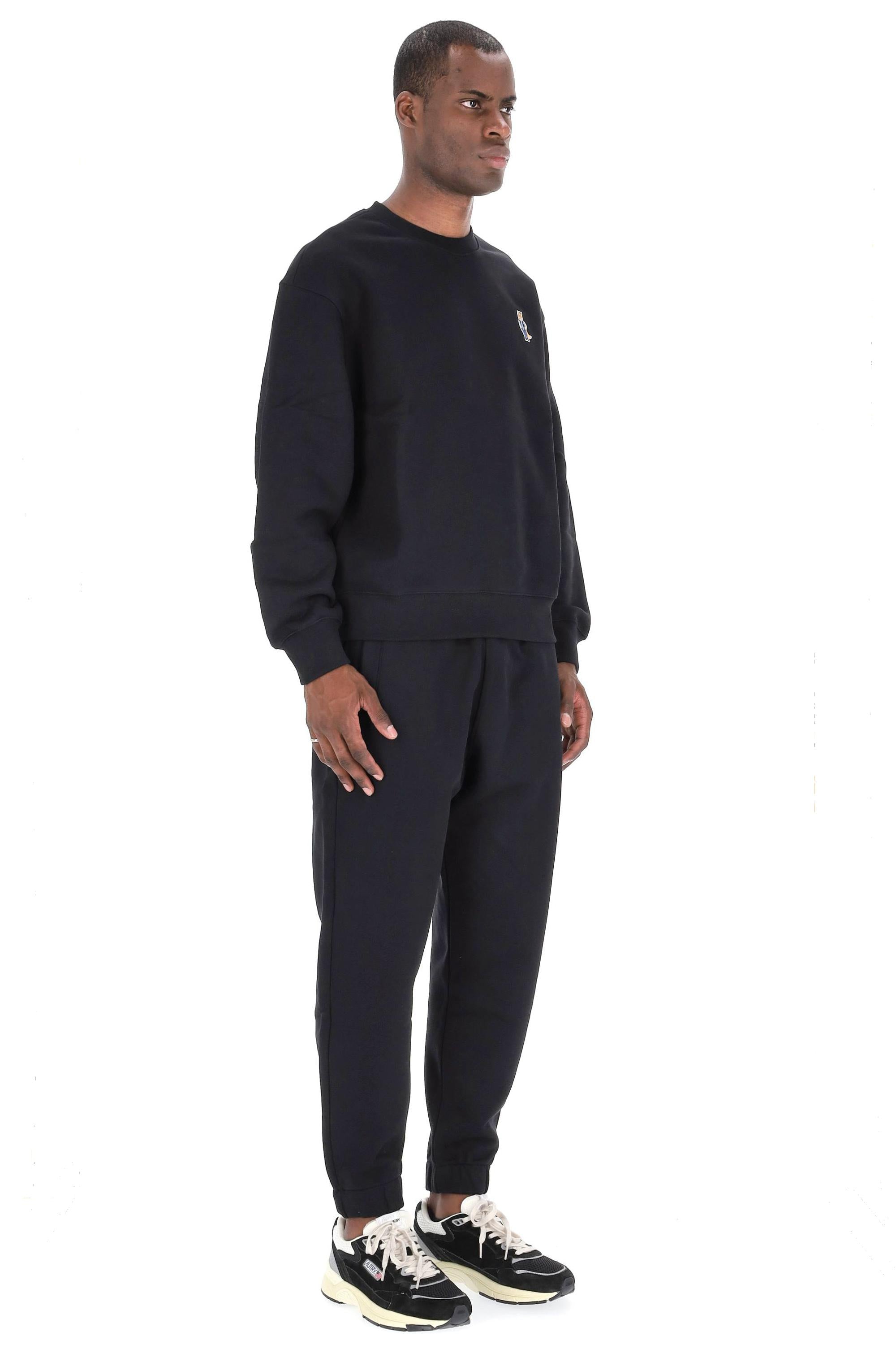 Maison Kitsuné Felpa girocollo fox regular fit PM00310KM0341/2 P199