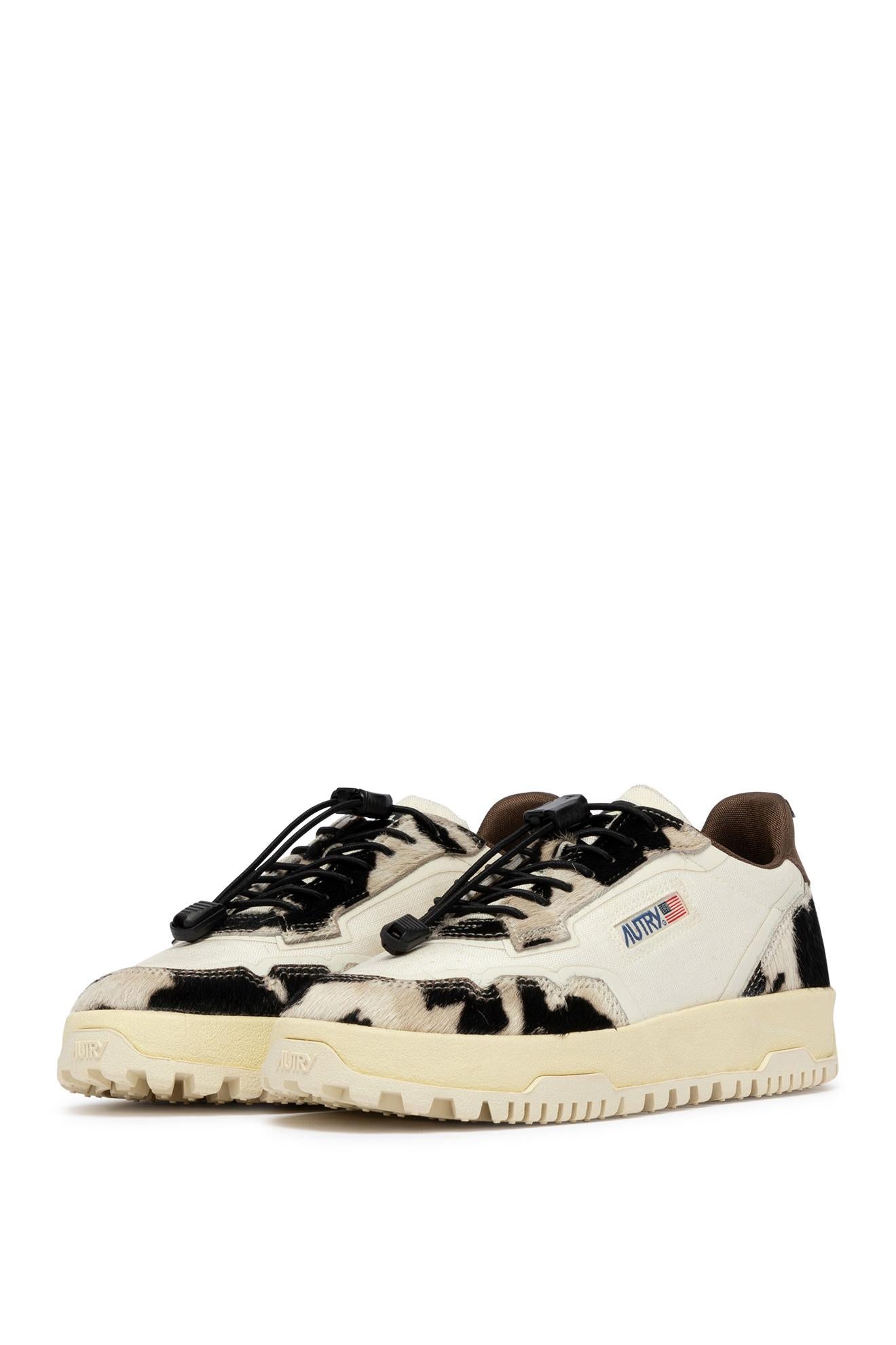 Autry Sneaker WildPace donna in cordura e cavallino LDLW CY01 MRSH/BRN