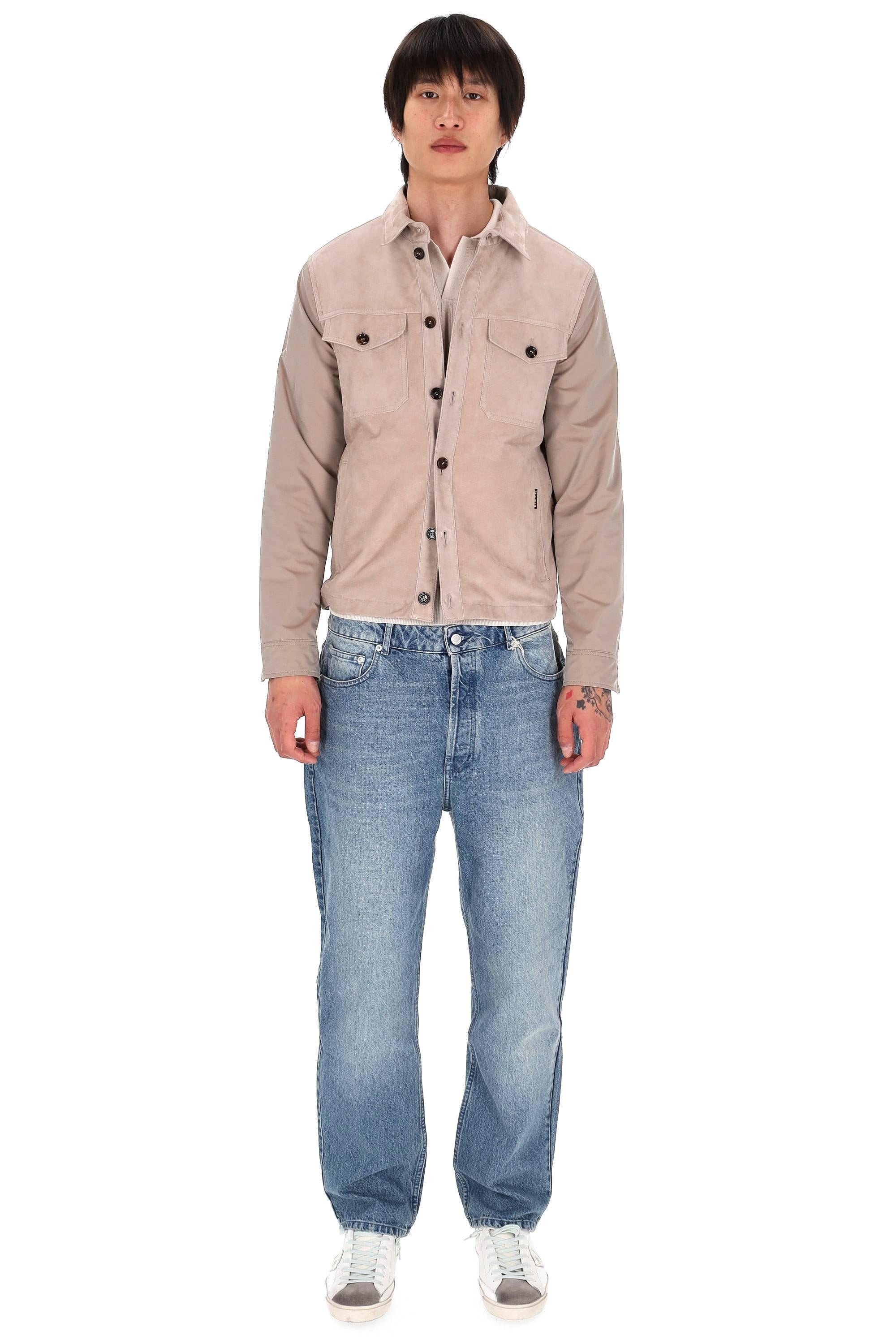 Moorer Giubbino con bottoni in camoscio e nylon mod. Furini-Kmu FURINI-KMU MANDORLA