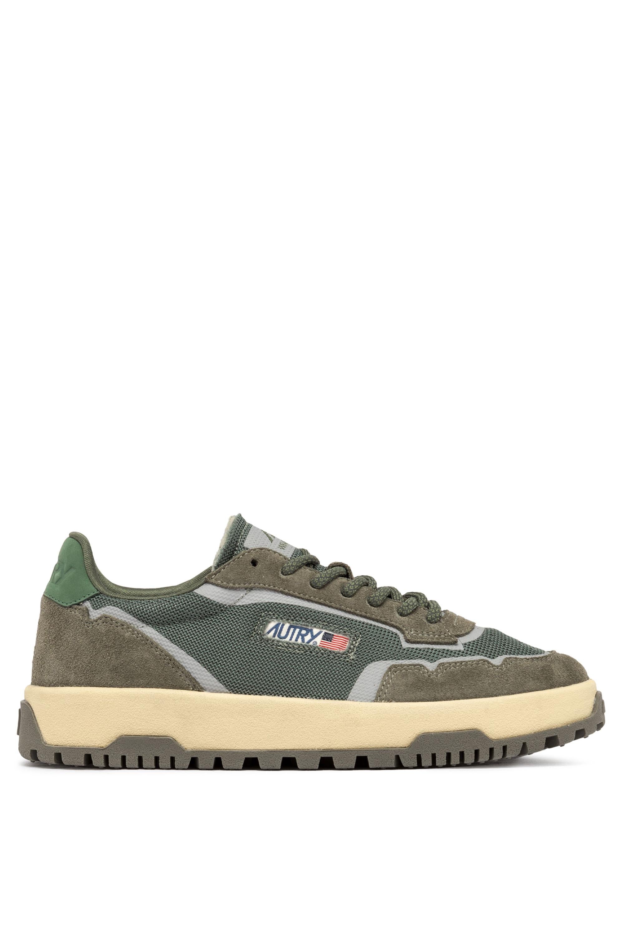 Autry Sneakers WildPace in camoscio e cordura LDLM AK02 SCHIO/MIL