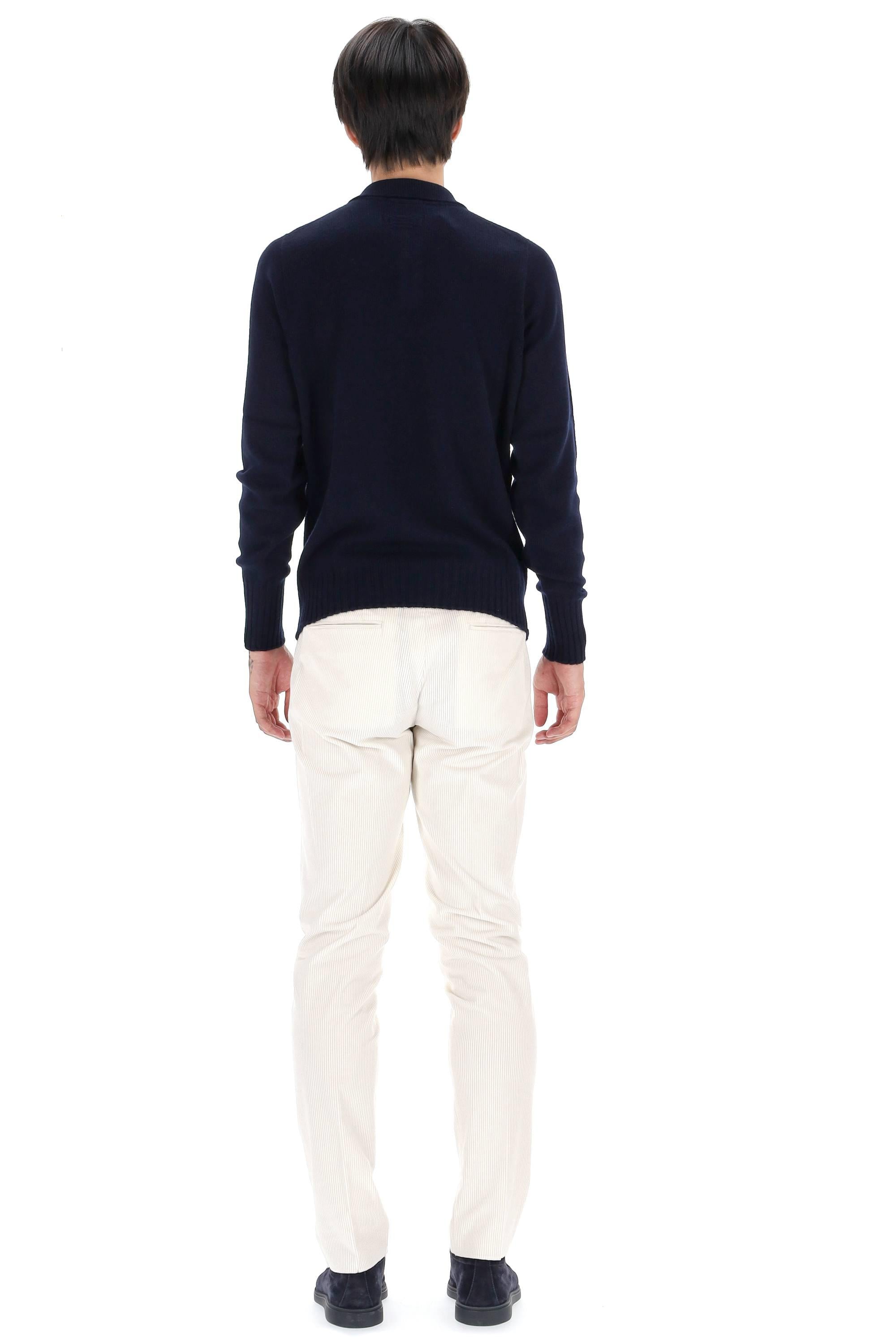 Polo-maglieria in lana di agnello D4W145L-4 790 Drumohr