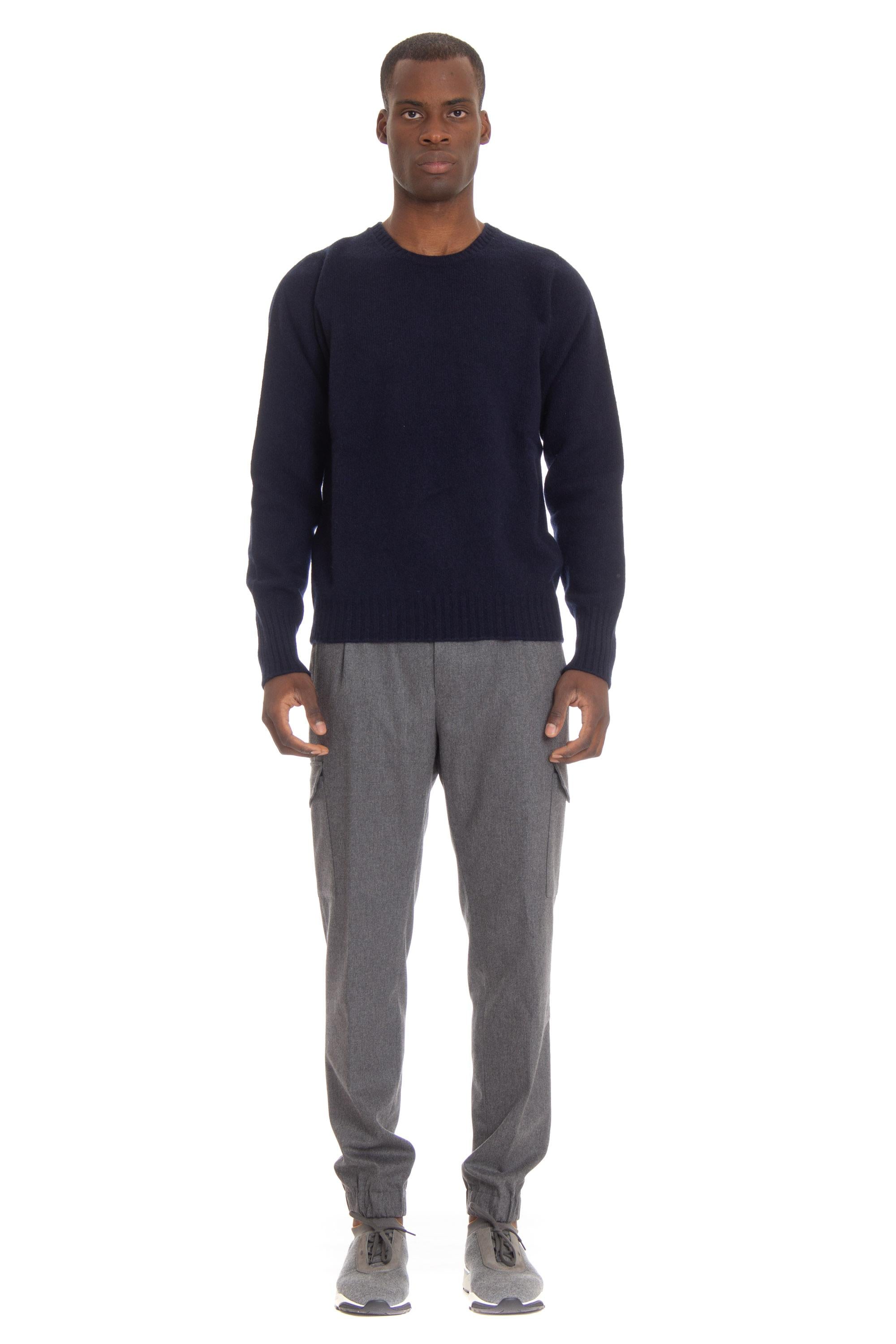Maglia girocollo in lana di agnello D4W103.5 790 Drumohr