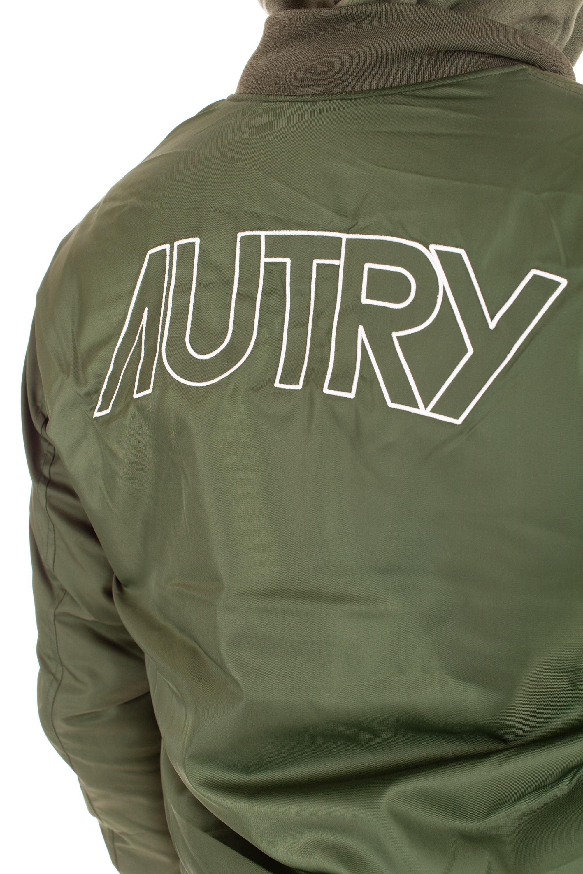 Giubbotto bomber logato JAOM - 460G GRN LAKE Autry