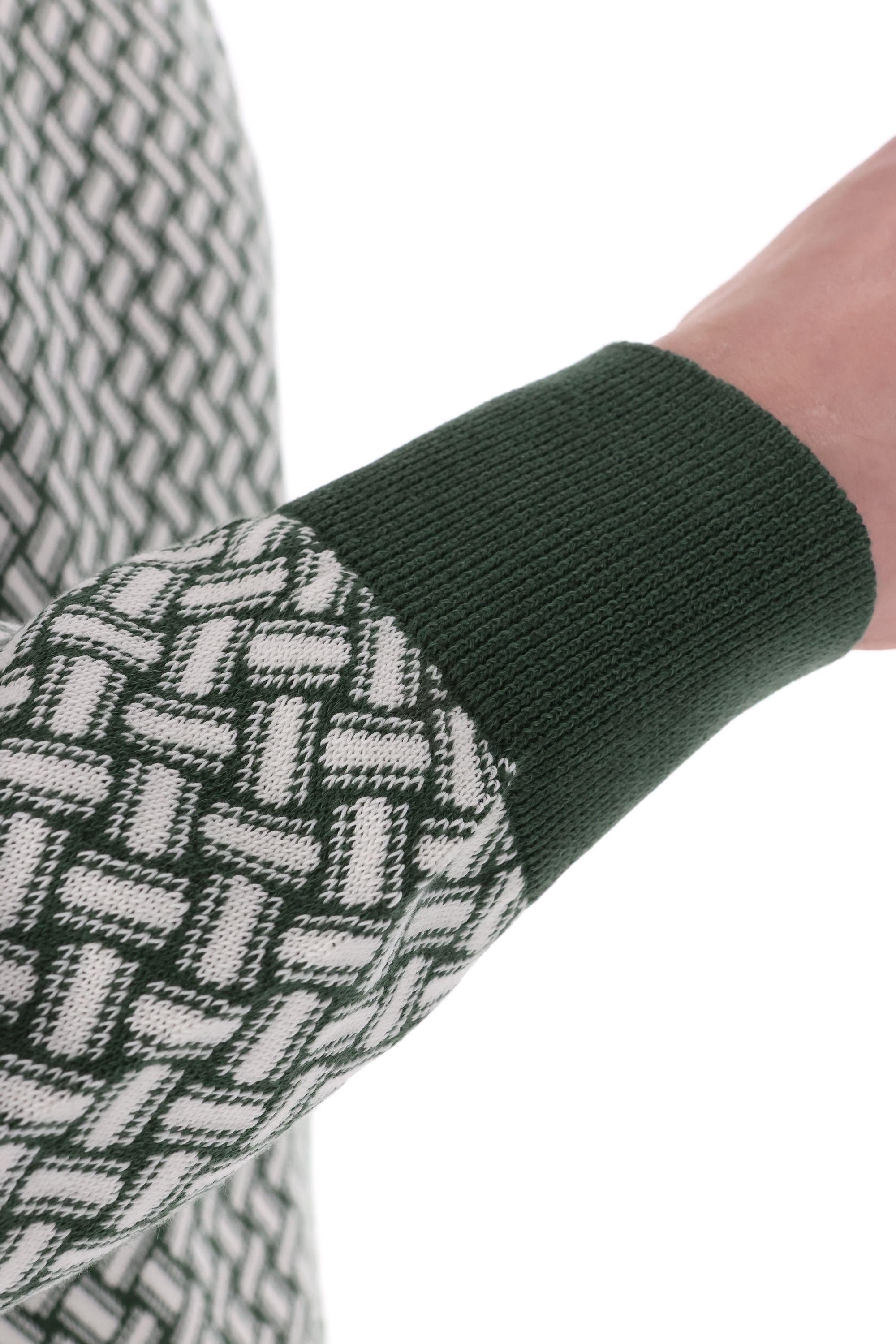 Drumohr Maglia girocollo biscottino in cotone-lino D9LZ113N-8 B35