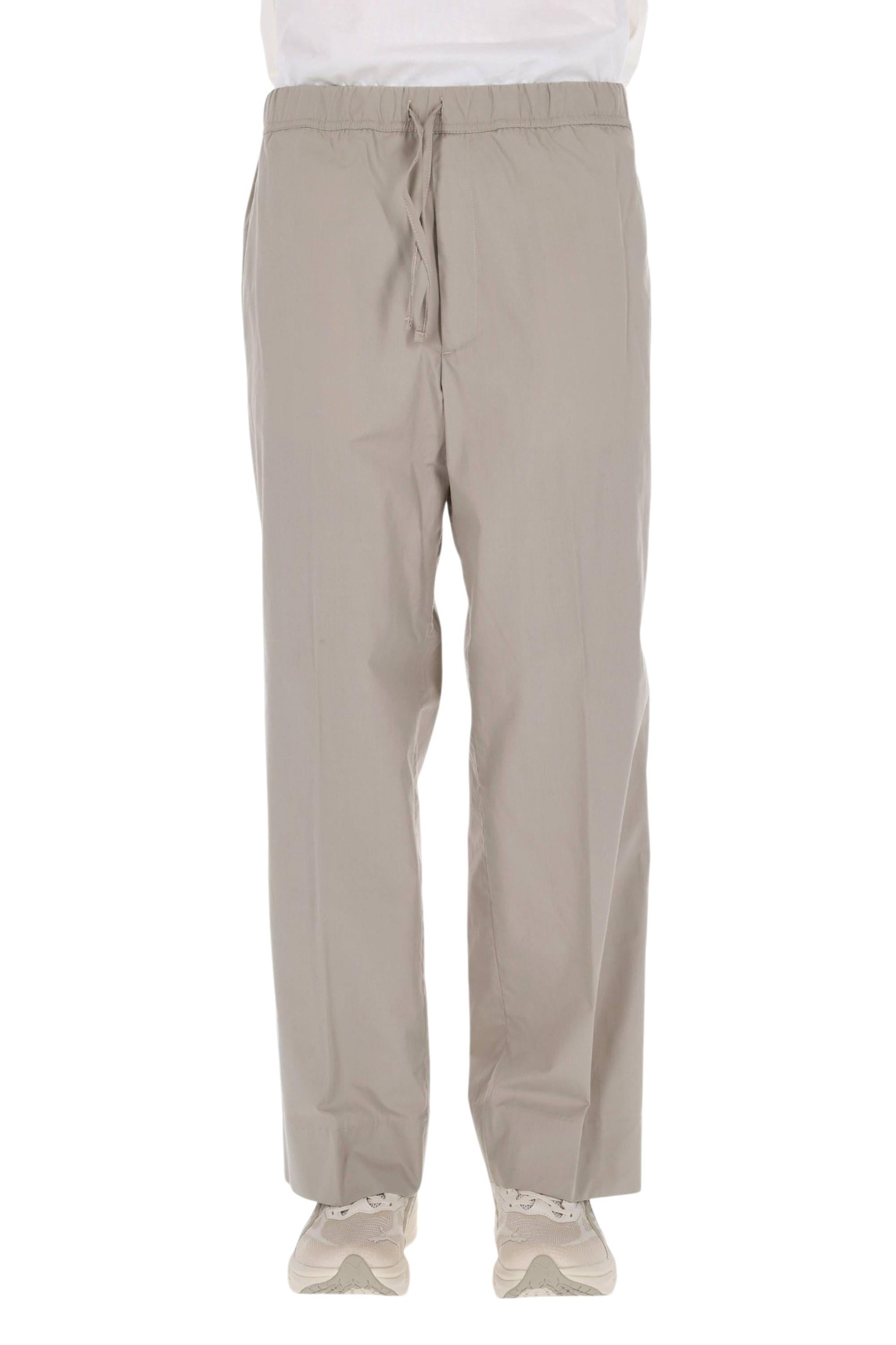 Officine Générale Pantalone in cotone light popeline mod. Nilson MTLG469 GALET