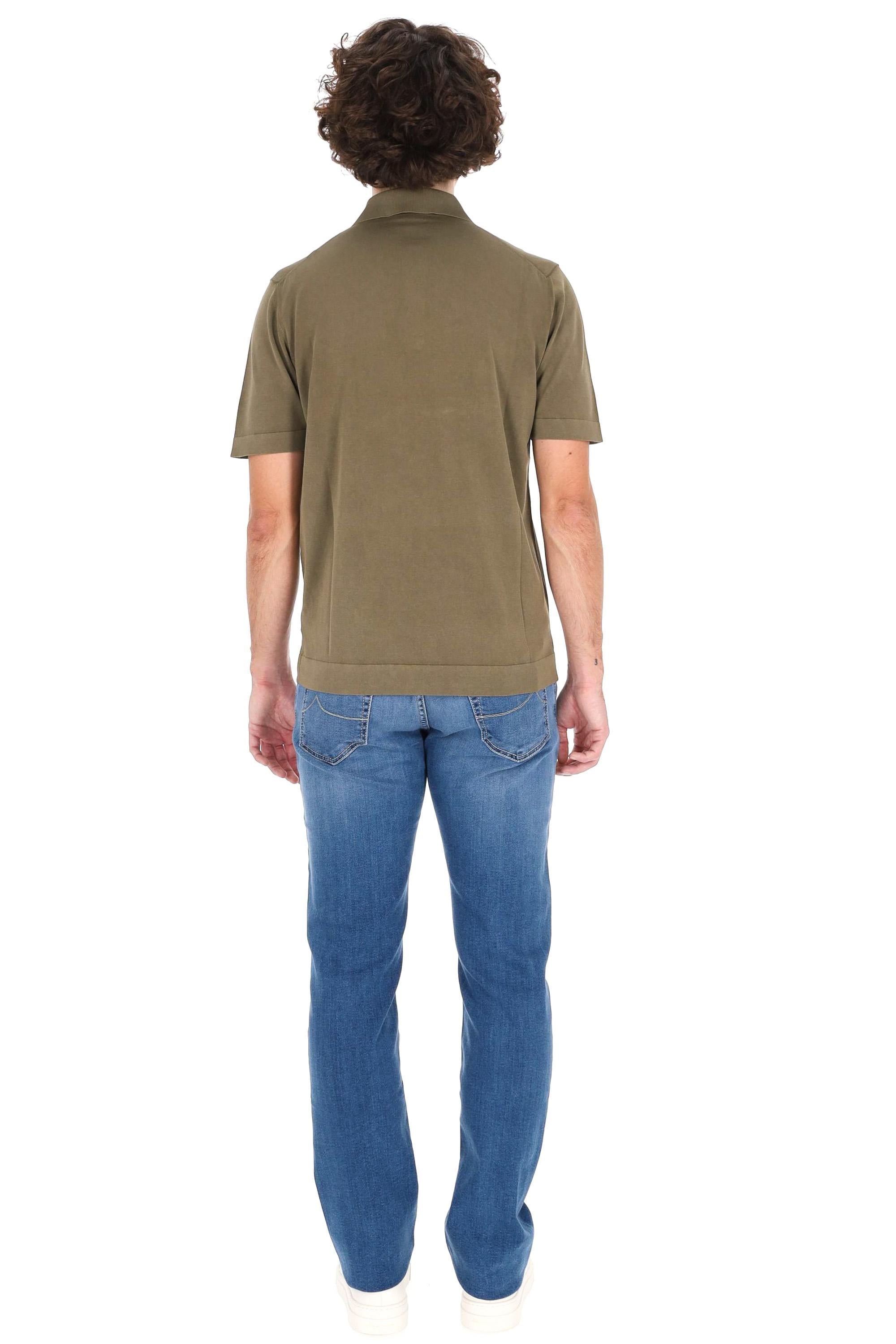 Drumohr Polo in fine cotone ice cotton frosted D0GF202NL-3 441