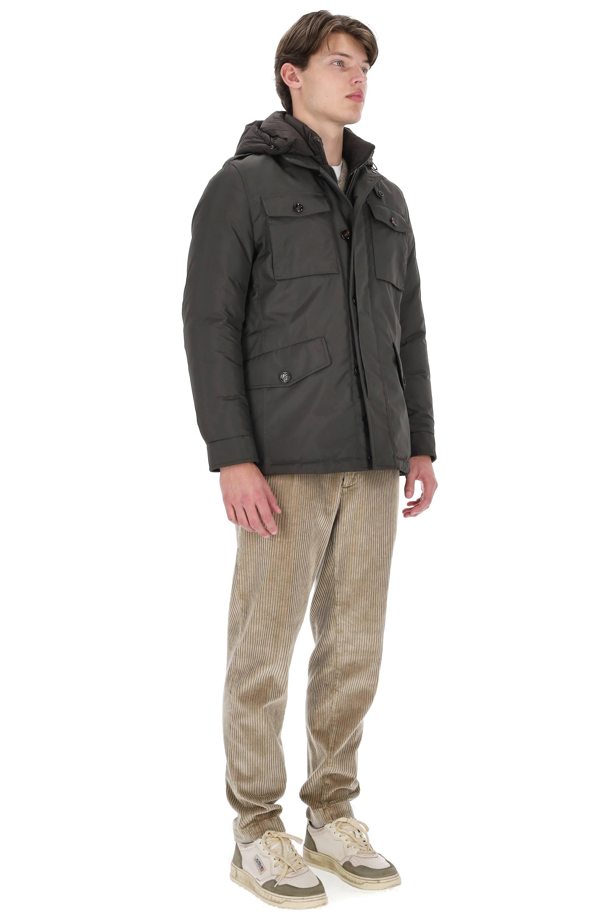 Moorer Sahariana in nylon imbotitta in piuma modello Isac-WK ISAC-WK U0311