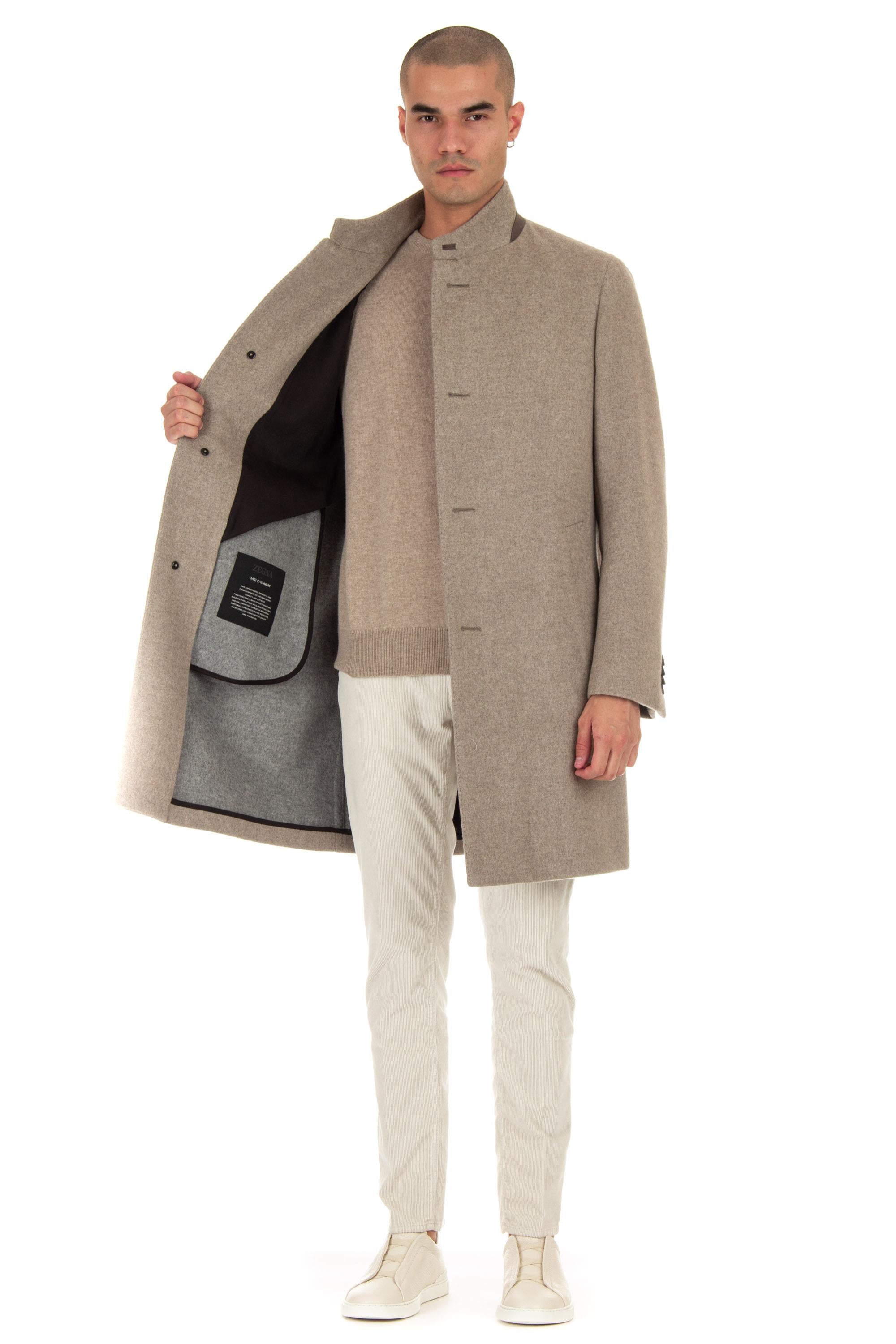 Zegna Cappotto in beaver di cashmere 699511A6 40B7S0 N