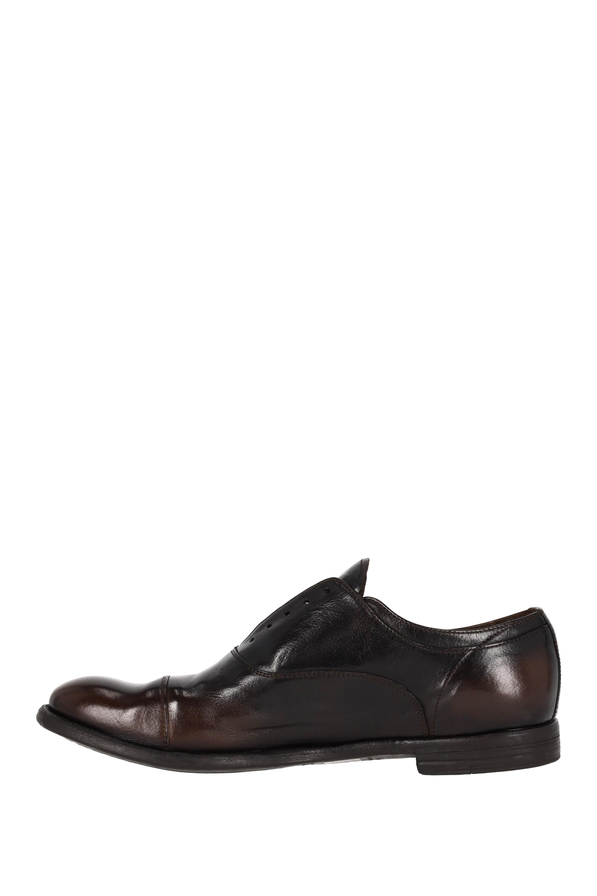 Officine Creative Scarpa oxford in pelle delavè OCUARC-501IGN41M579 TM25