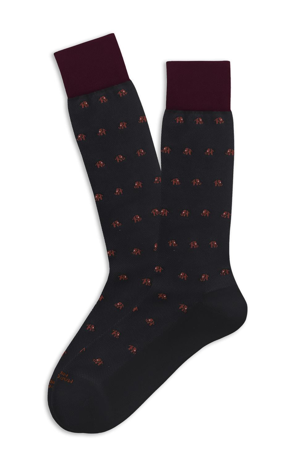 Marcoliani Calza in modal e cashmere fantasia elephant MAR4814L 004