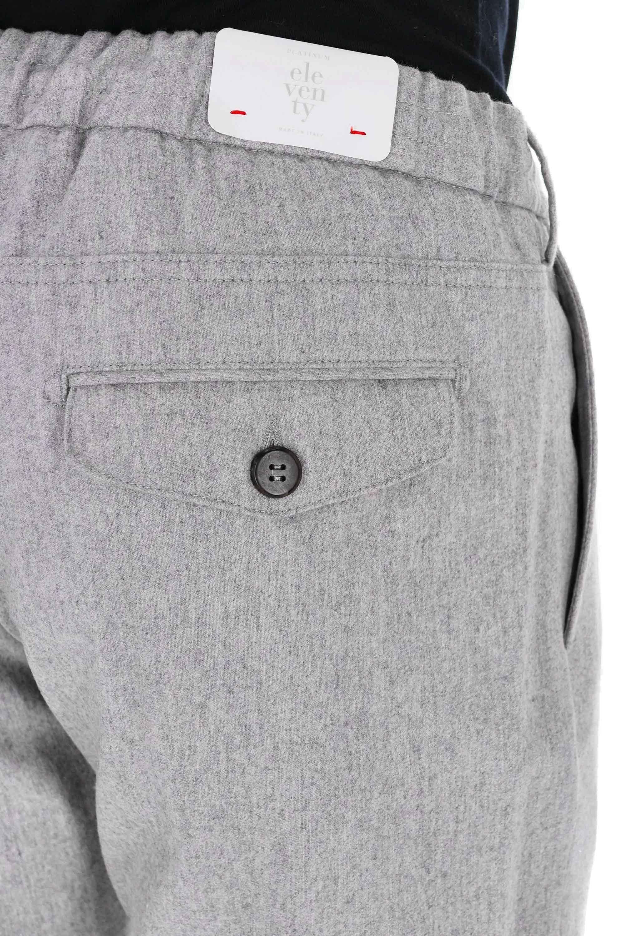 Eleventy Pantalone jogger in flanella di lana-cashmere X75PANB21-TES0H027 13