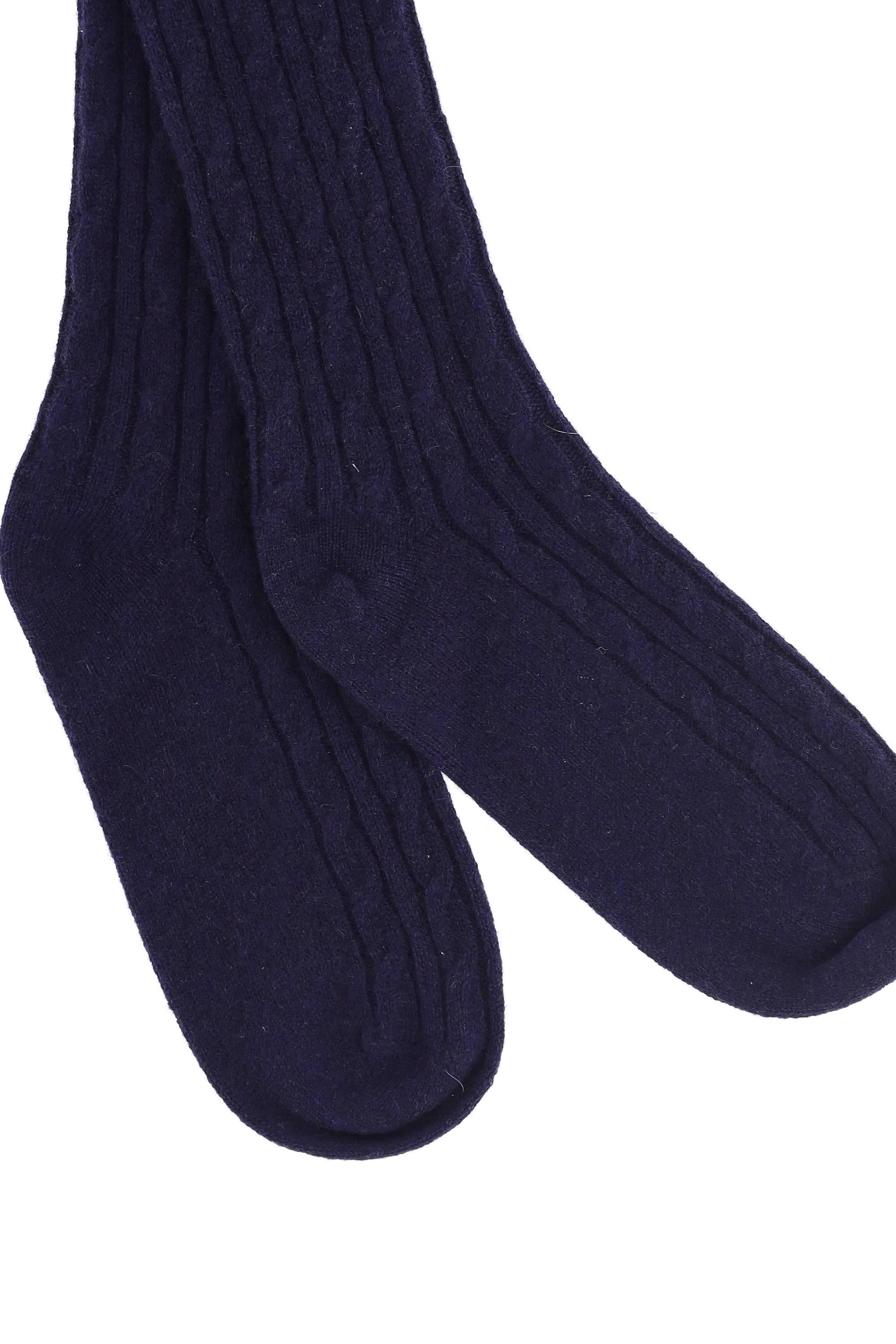 Eleventy Calza a trecce fini in cashmere H77CLZH02 TES0H091 11-02