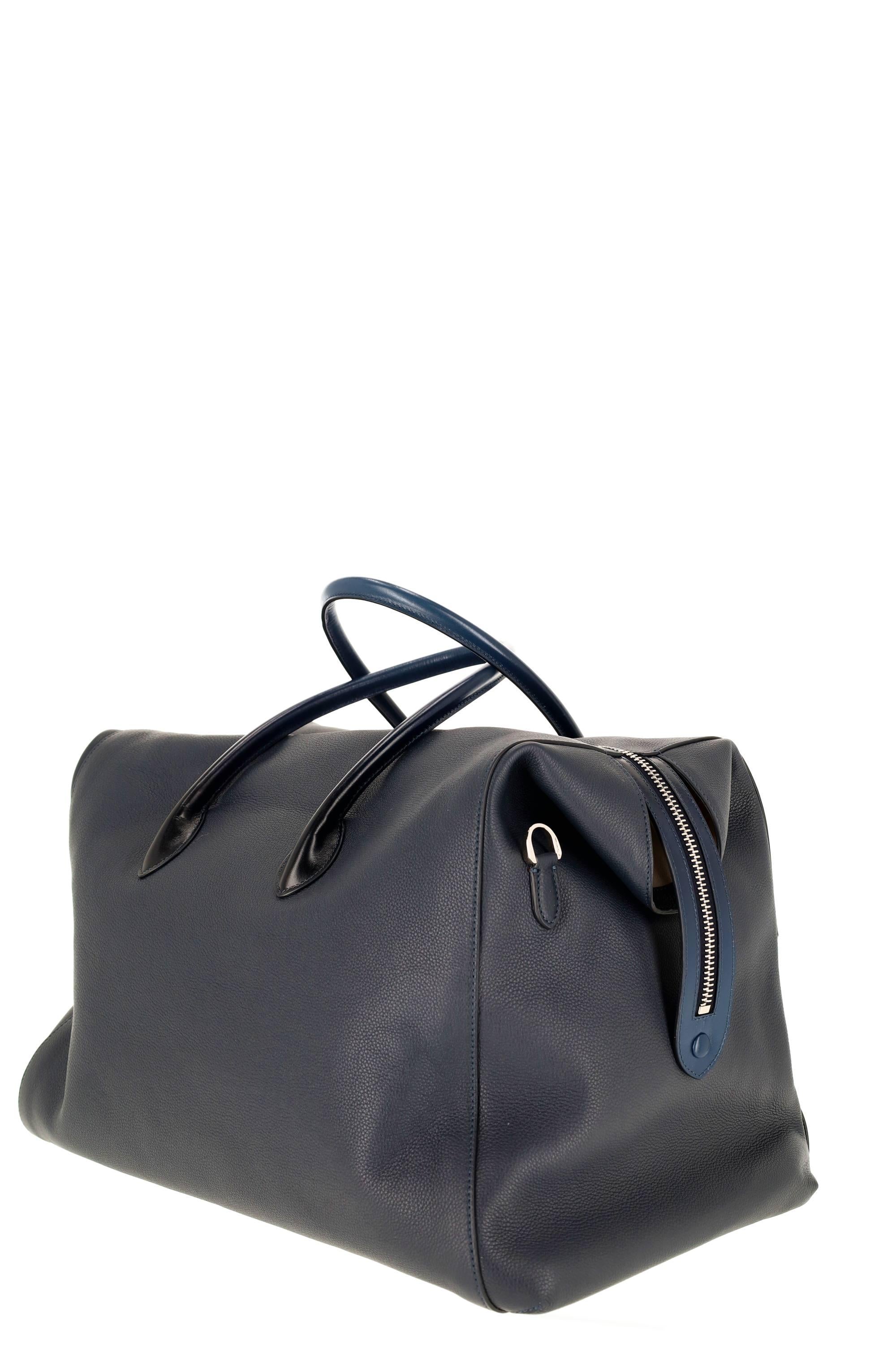 Santoni Borsa da viaggio in pelle UIBBA2646BS/2 U55