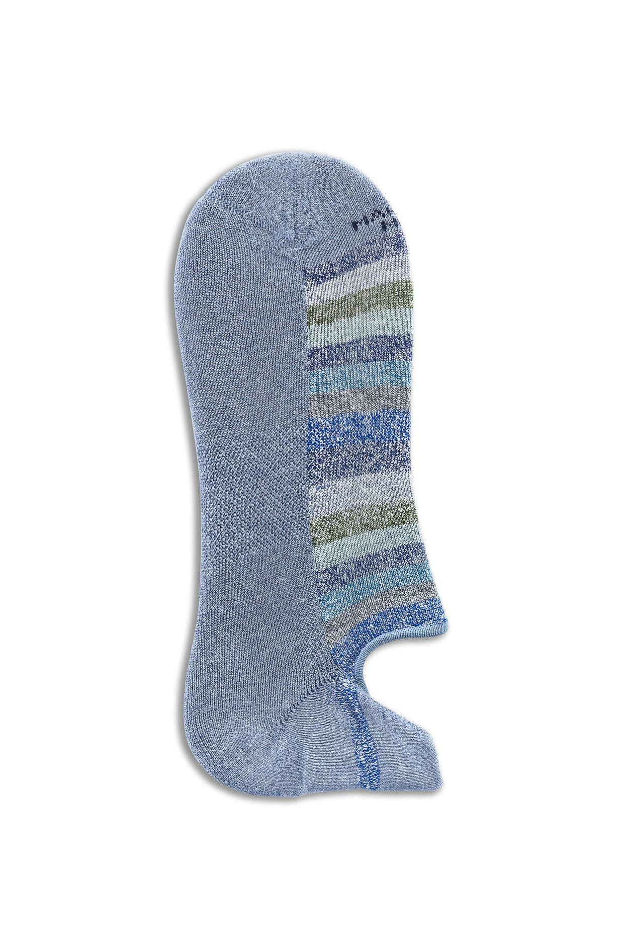 Marcoliani Calza Invisible Sneaker rigata in cotone-lino MAR4859K/2 501