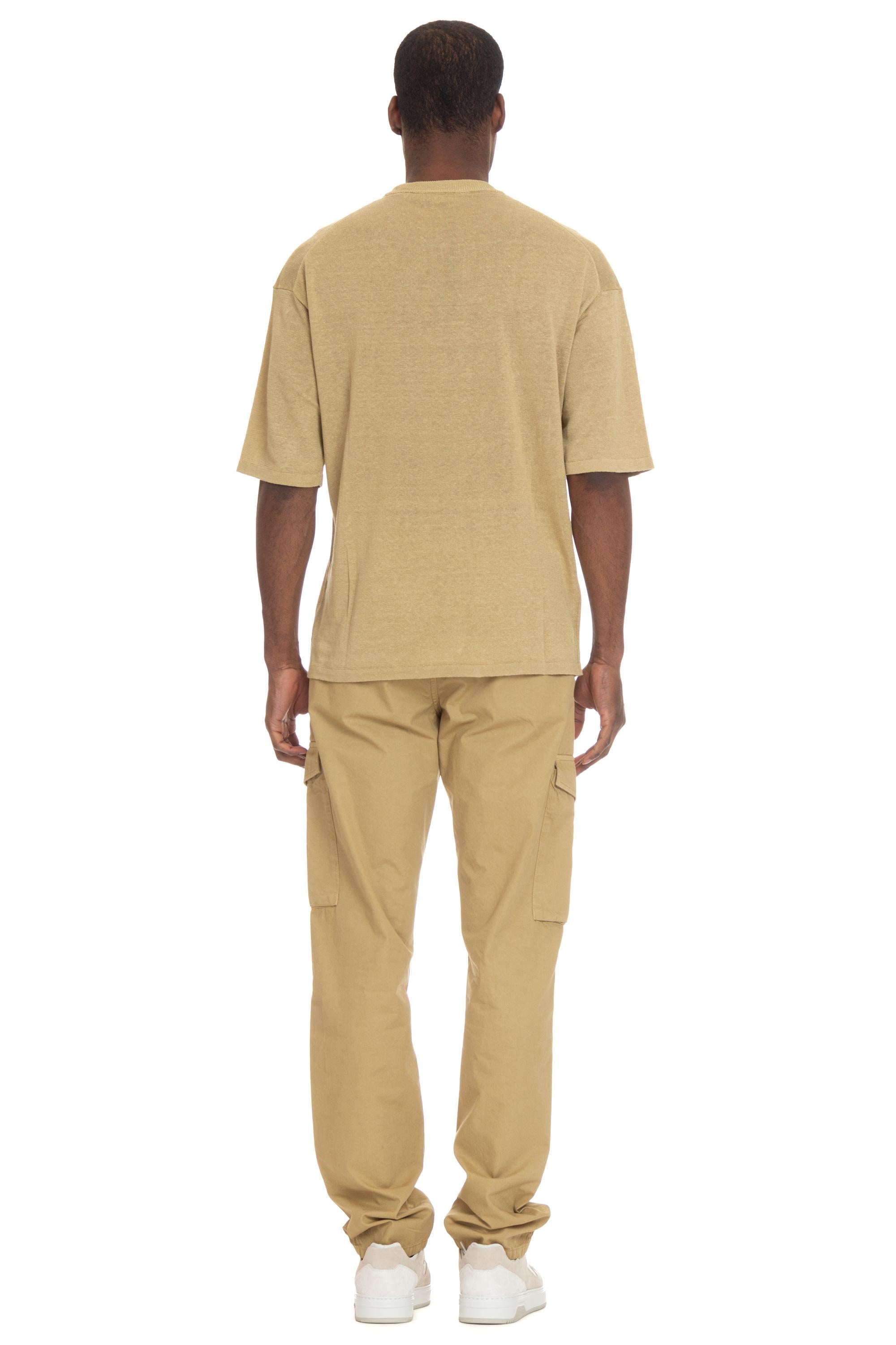Roberto Collina T-shirt in puro lino over fit RT20221/2 RT2004