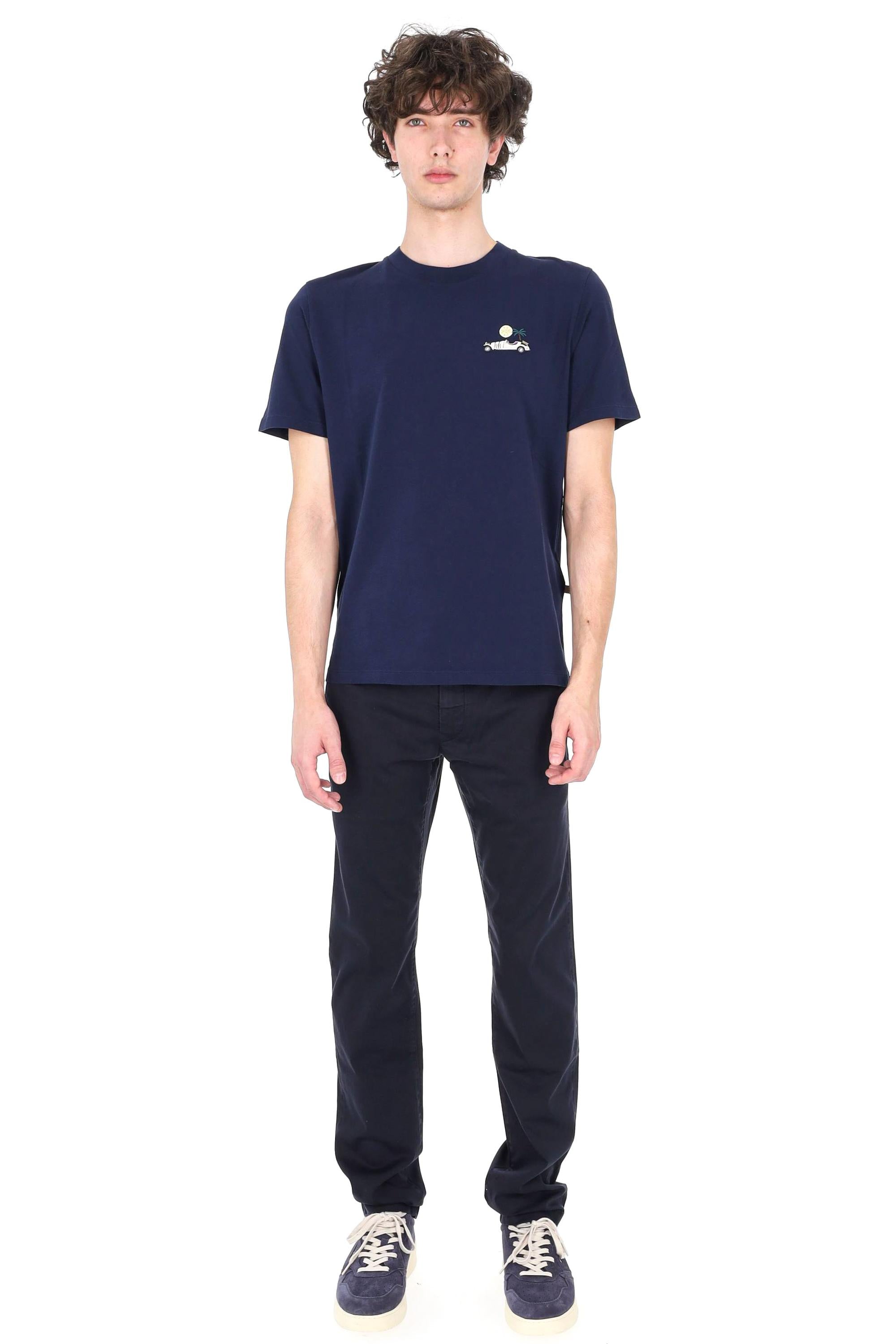 Jacob Cohen T-shirt in cotone "auto cabrio" linea Resort 4R002-003-M4530/2 Y73