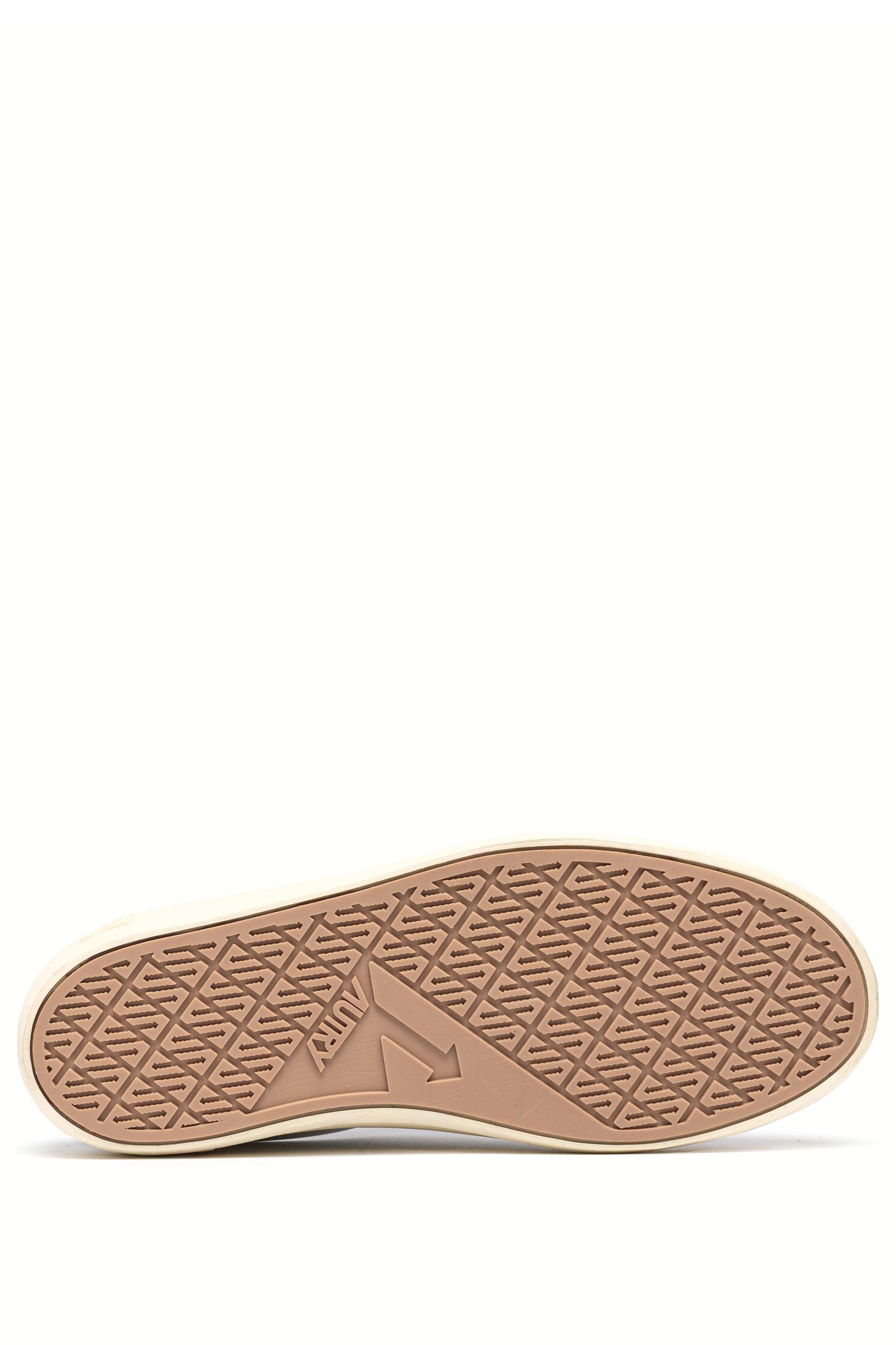 Autry Sneaker Windscape in pelle con talloncino verde SCLM UK06 WHT/AMAZON
