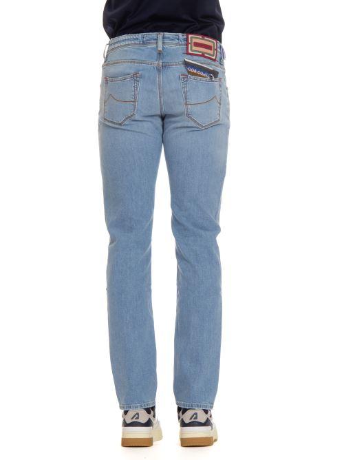 Jeans in cotone etichetta geometrica Nick fit M06 39 S3736 NICK 740D Jacob Cohen
