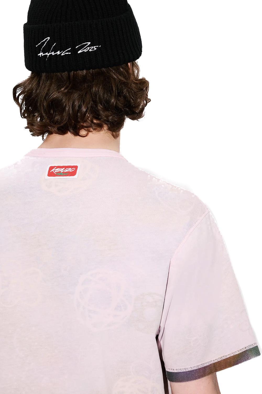 Kenzo T-shirt stampata reversibile x Futura 2000 FF65TS2584SG 30
