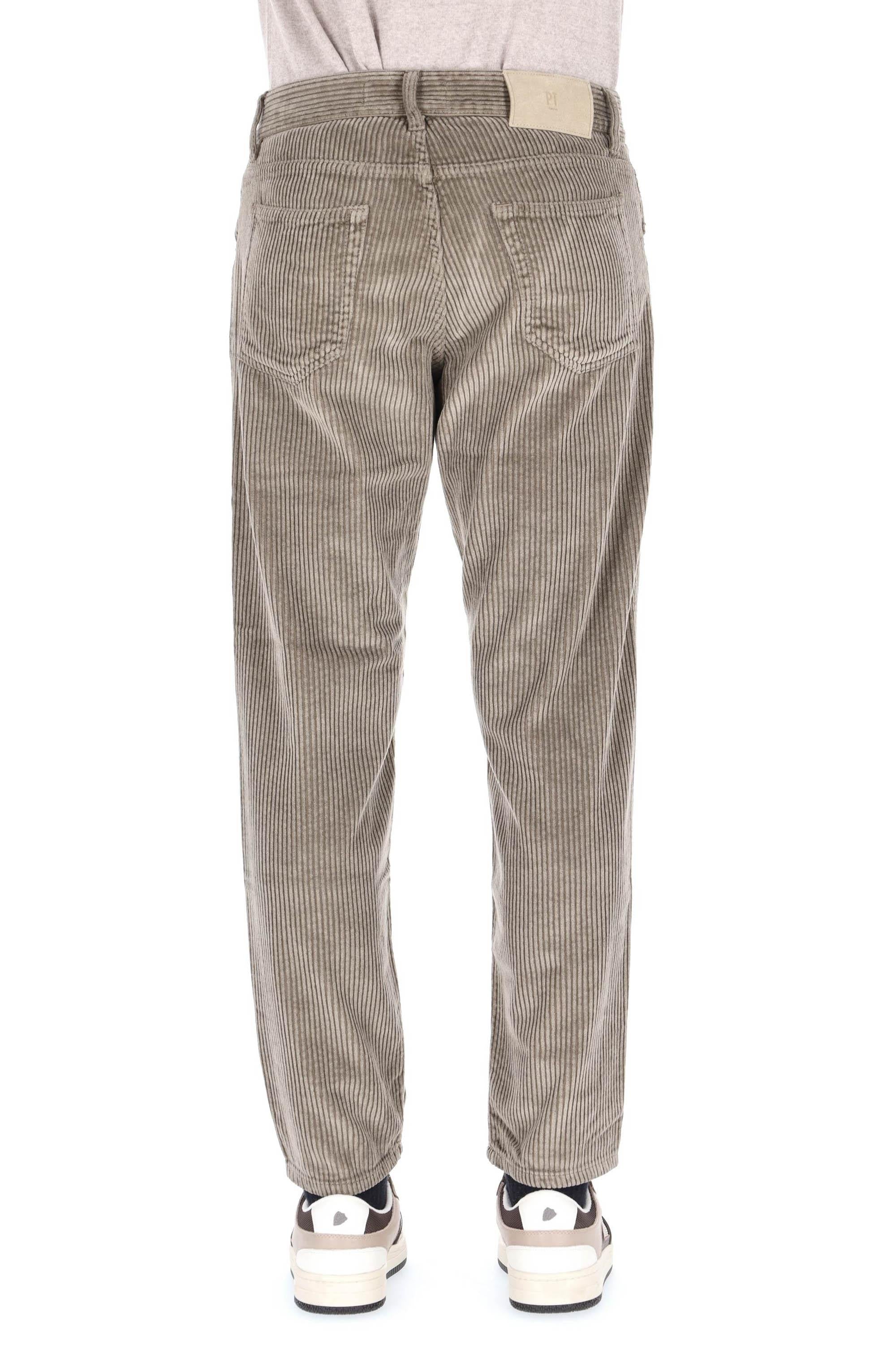 PT Denim 5 tasche color in velluto di cotone e modal Rebel fit C5RP05B0 SV09T0/2 Y157