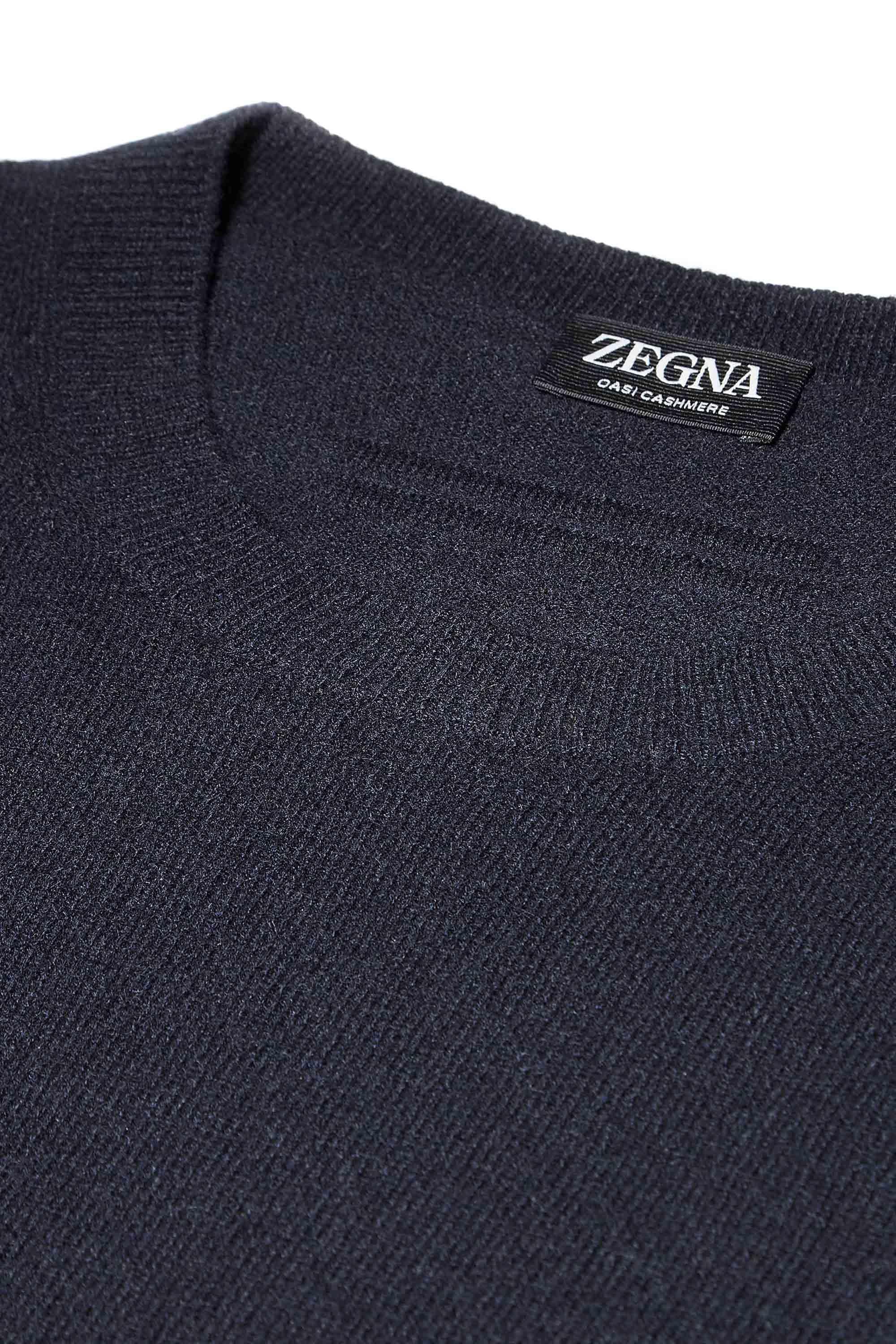 Zegna Maglia girocollo in Oasi Cashmere E8K10 110/2 B98