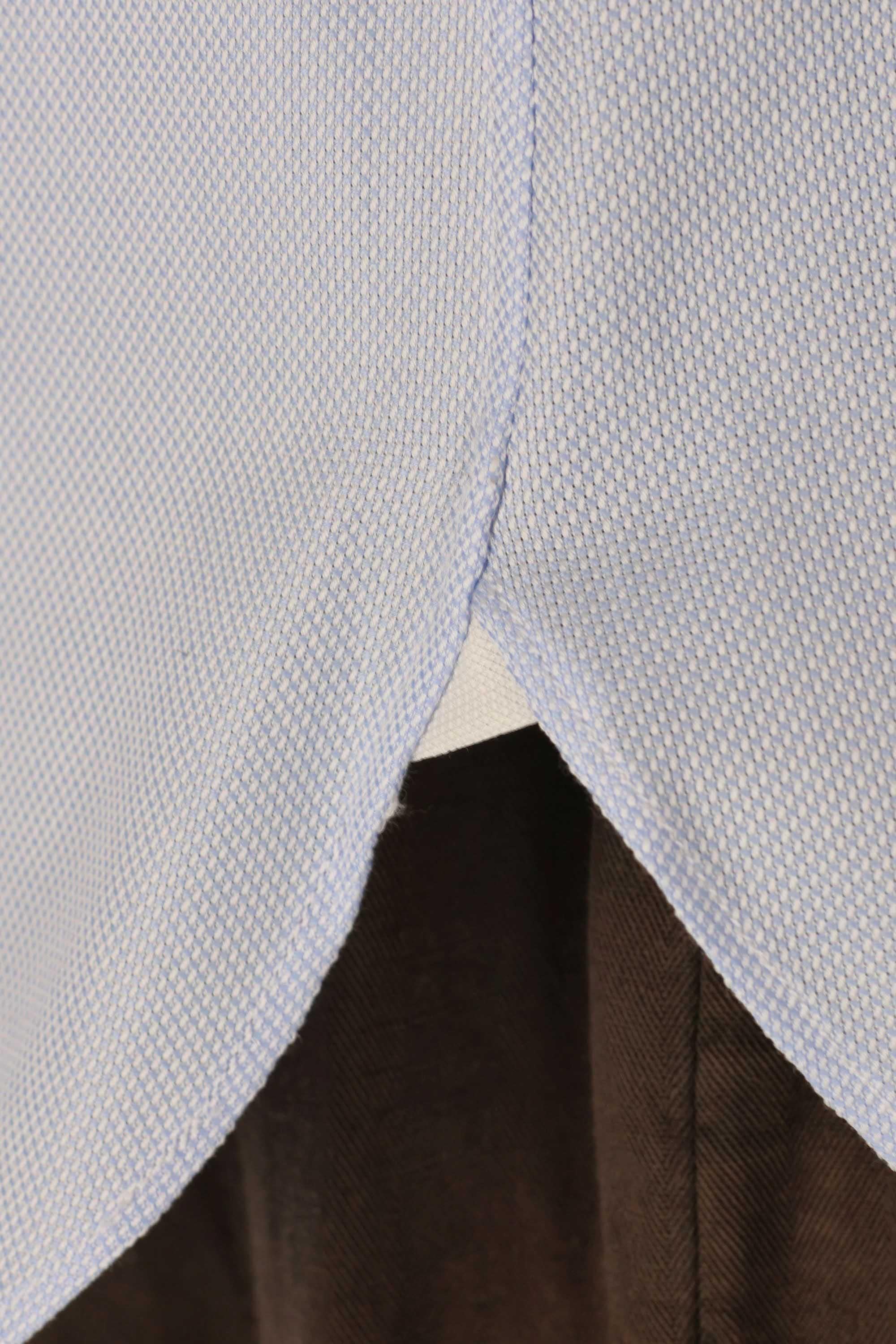 Zegna Camicia tramata in cotone Trofeo 903902A9 9MS0BA AZZ
