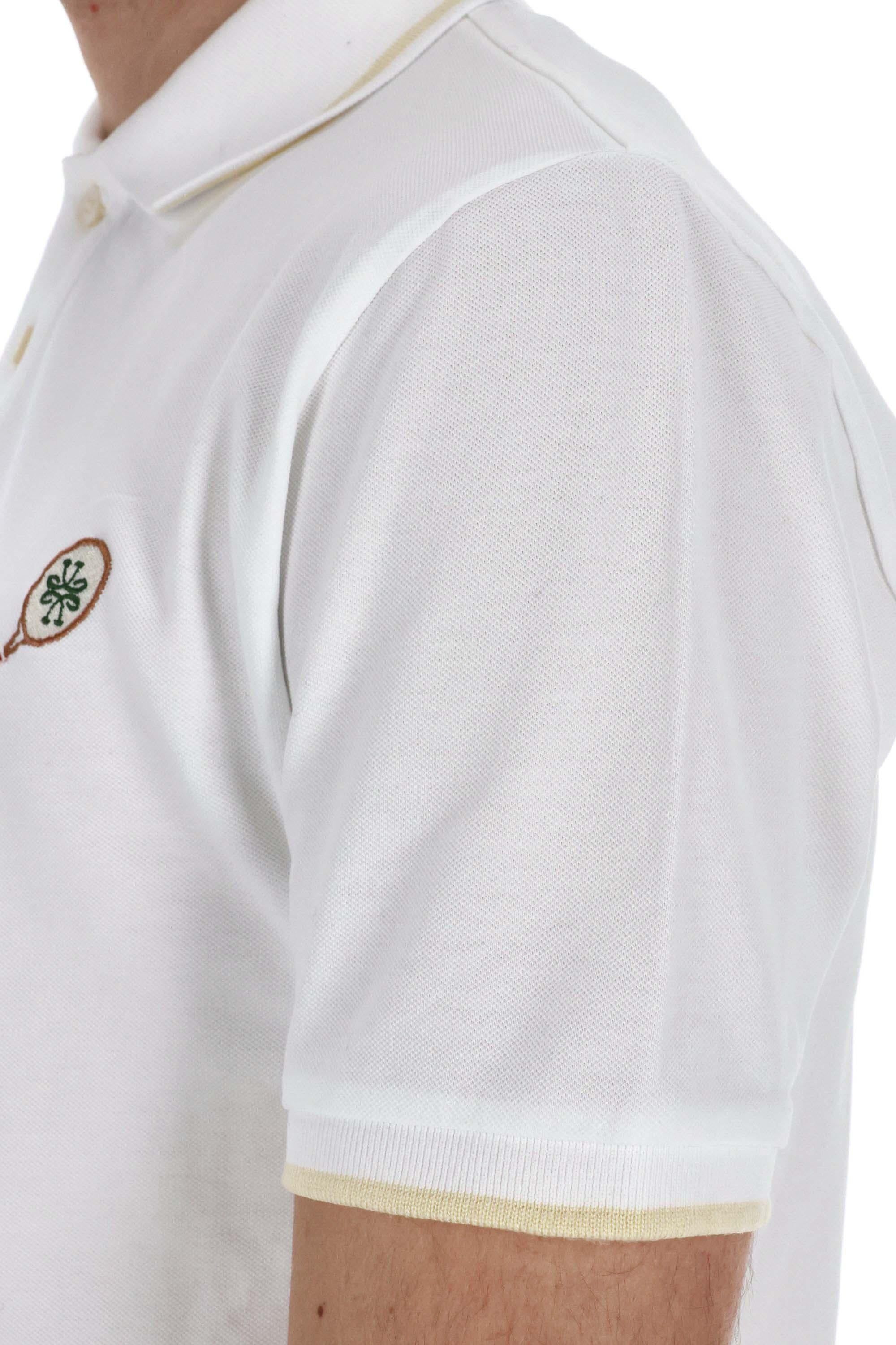 Polo in piquet di cotone linea "tennis" 80025 TE1 E2464 A00 Jacob Cohen