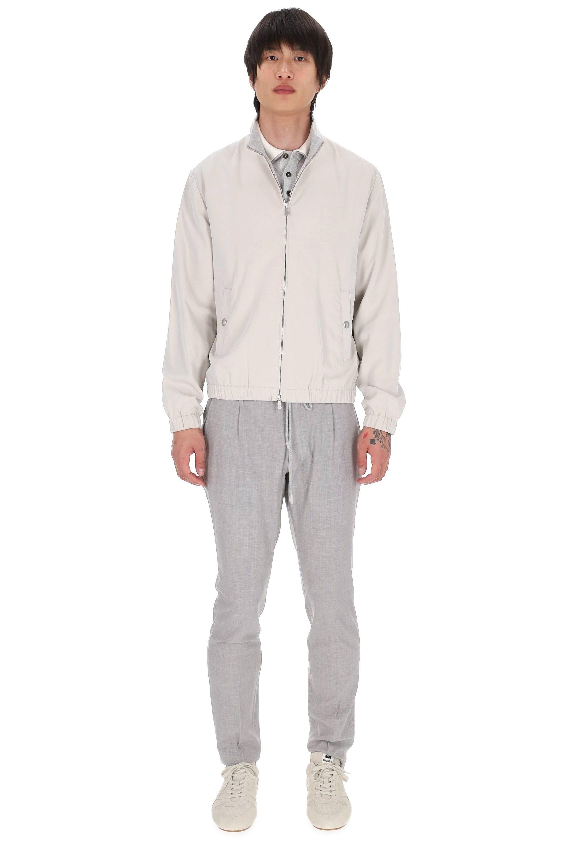 Eleventy Giubbino bomber in pura seta M75GBTM34 TES0M050 02