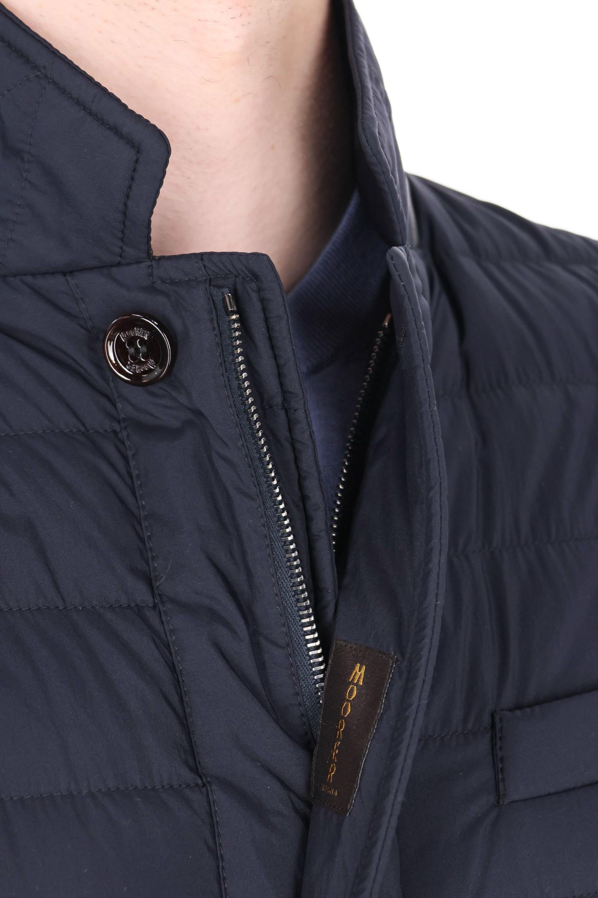 Moorer Piumino-giacca linea Acqua modl Zavyer-S3 ZAVYER-S3 DARK BLU